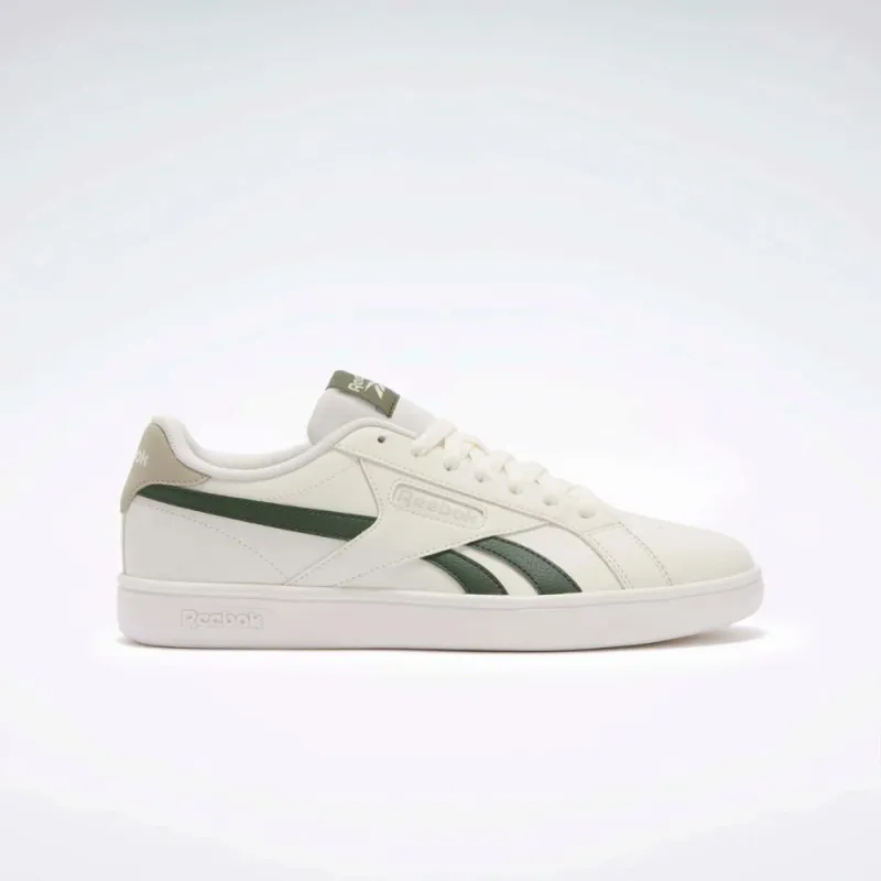 Reebok Footwear Men Reebok Court Retro Shoes CHALK/CHALK/BREAKAWAYGREEN sold by Reebok
