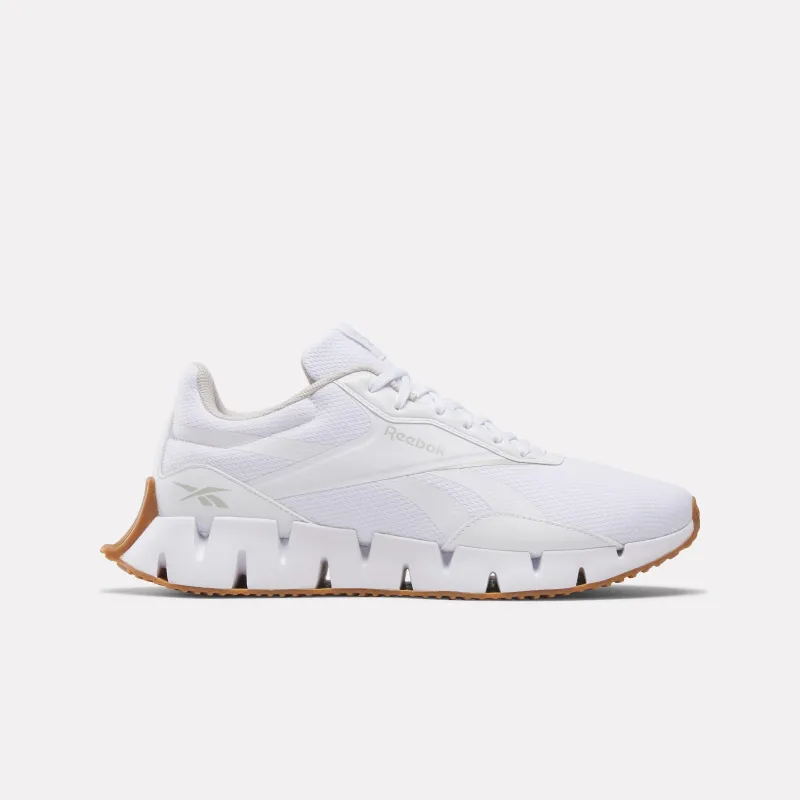 Reebok Footwear Men Zig Dynamica STR Shoes WHITE/WHITE/WHITE sold by Reebok