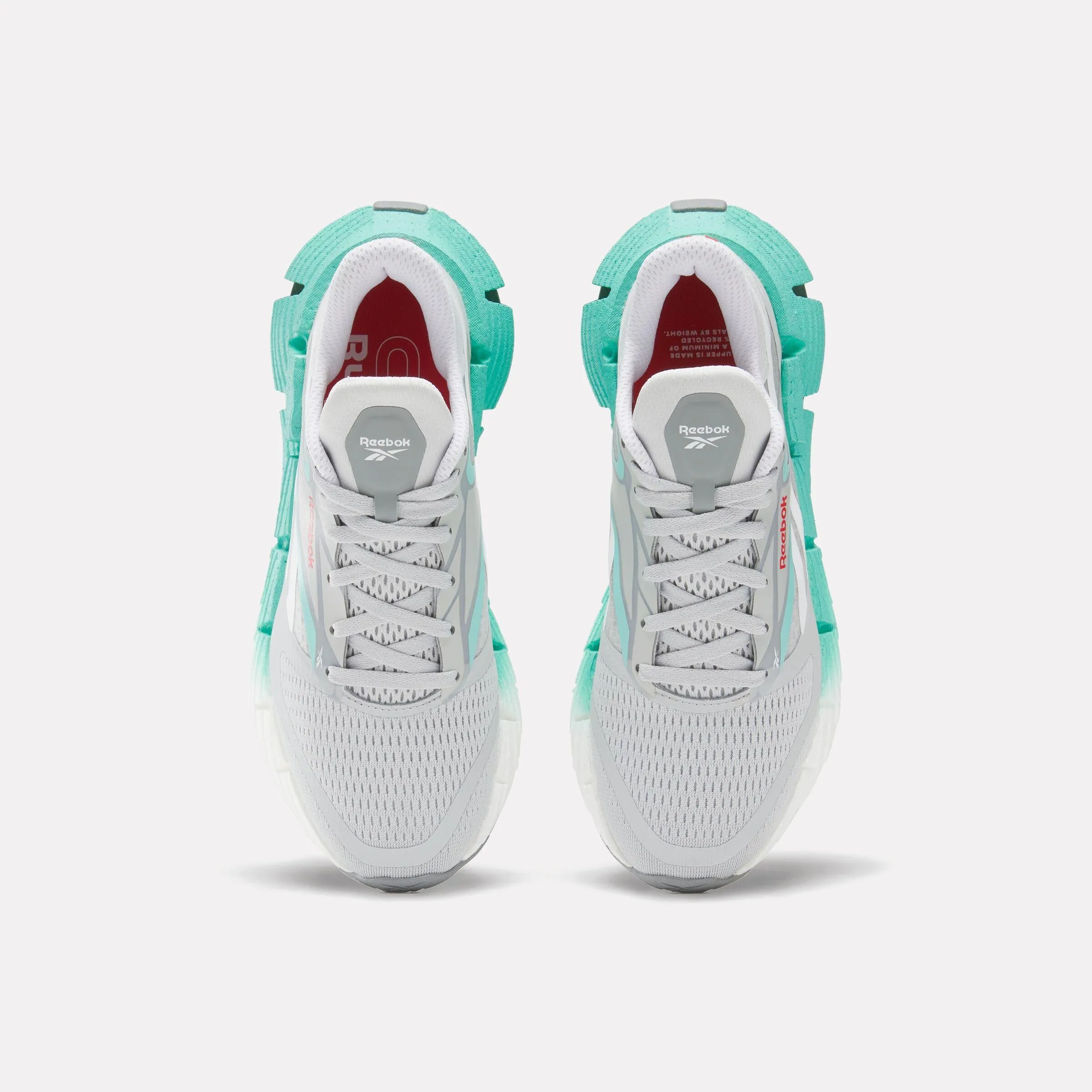 Reebok Footwear Women FloatZig 1 Running Shoes GREY 1/AI AQUA/WHITE sold by Reebok product image thumbnail 5