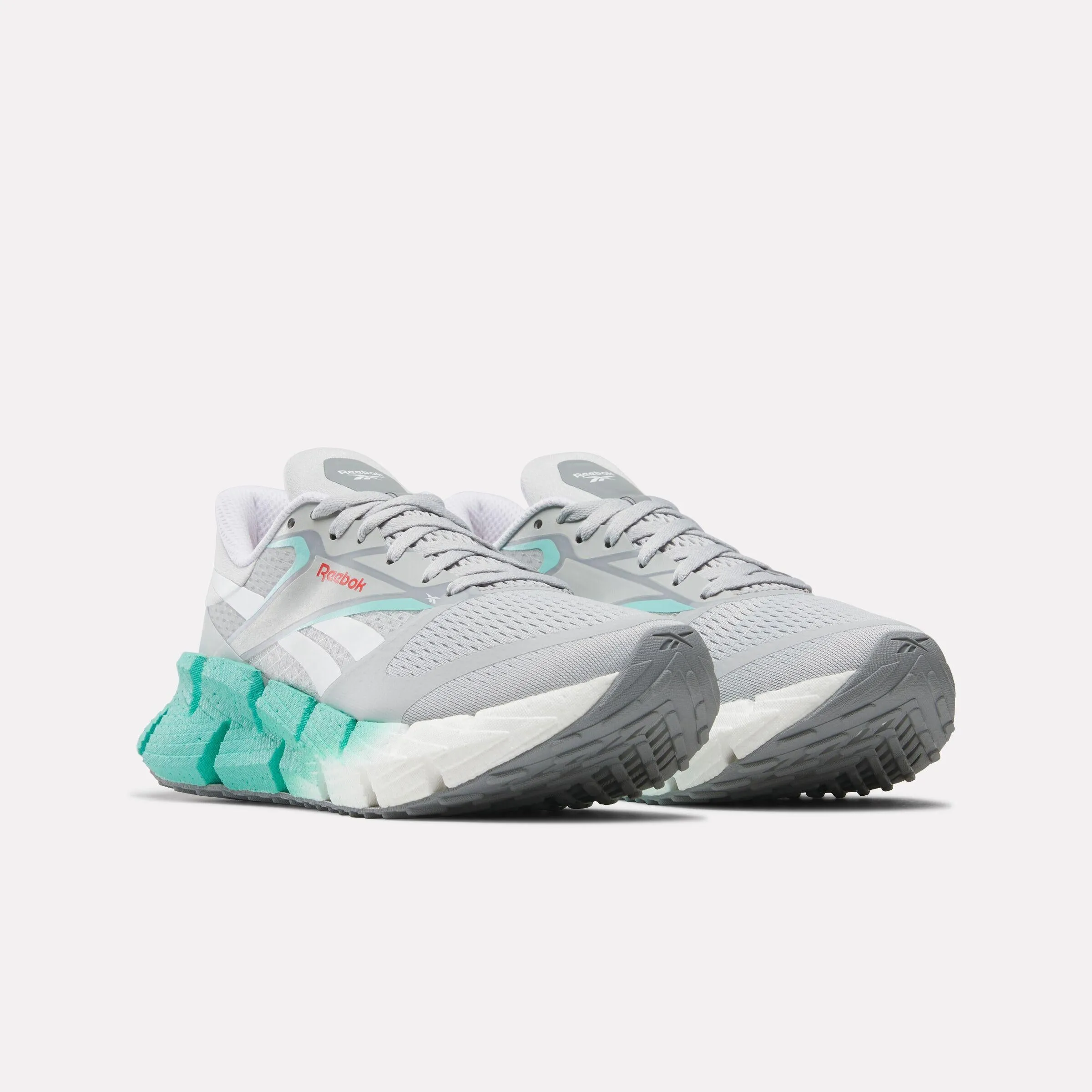 Reebok Footwear Women FloatZig 1 Running Shoes GREY 1/AI AQUA/WHITE sold by Reebok product image thumbnail 2