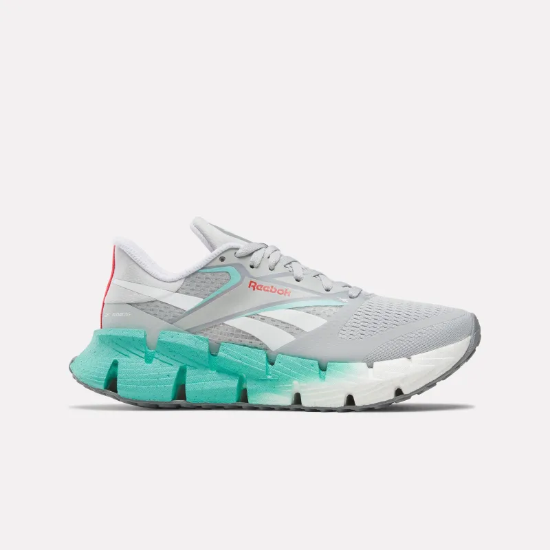 Reebok Footwear Women FloatZig 1 Running Shoes GREY 1/AI AQUA/WHITE sold by Reebok
