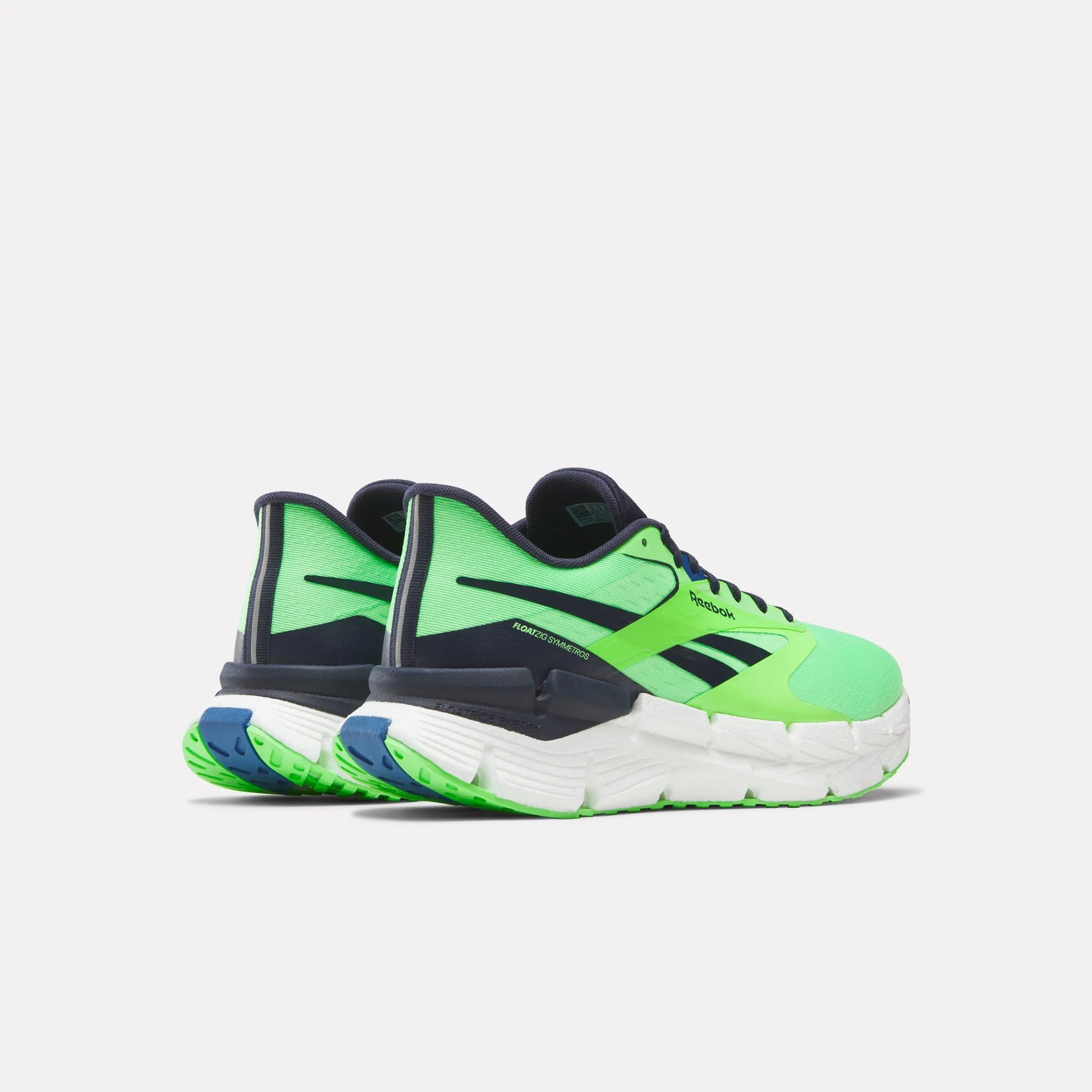 Reebok Footwear Men FloatZig Symmetros Shoes SOLAR LIME/VECTOR NAVY/TWILIGH sold by Reebok product image thumbnail 3