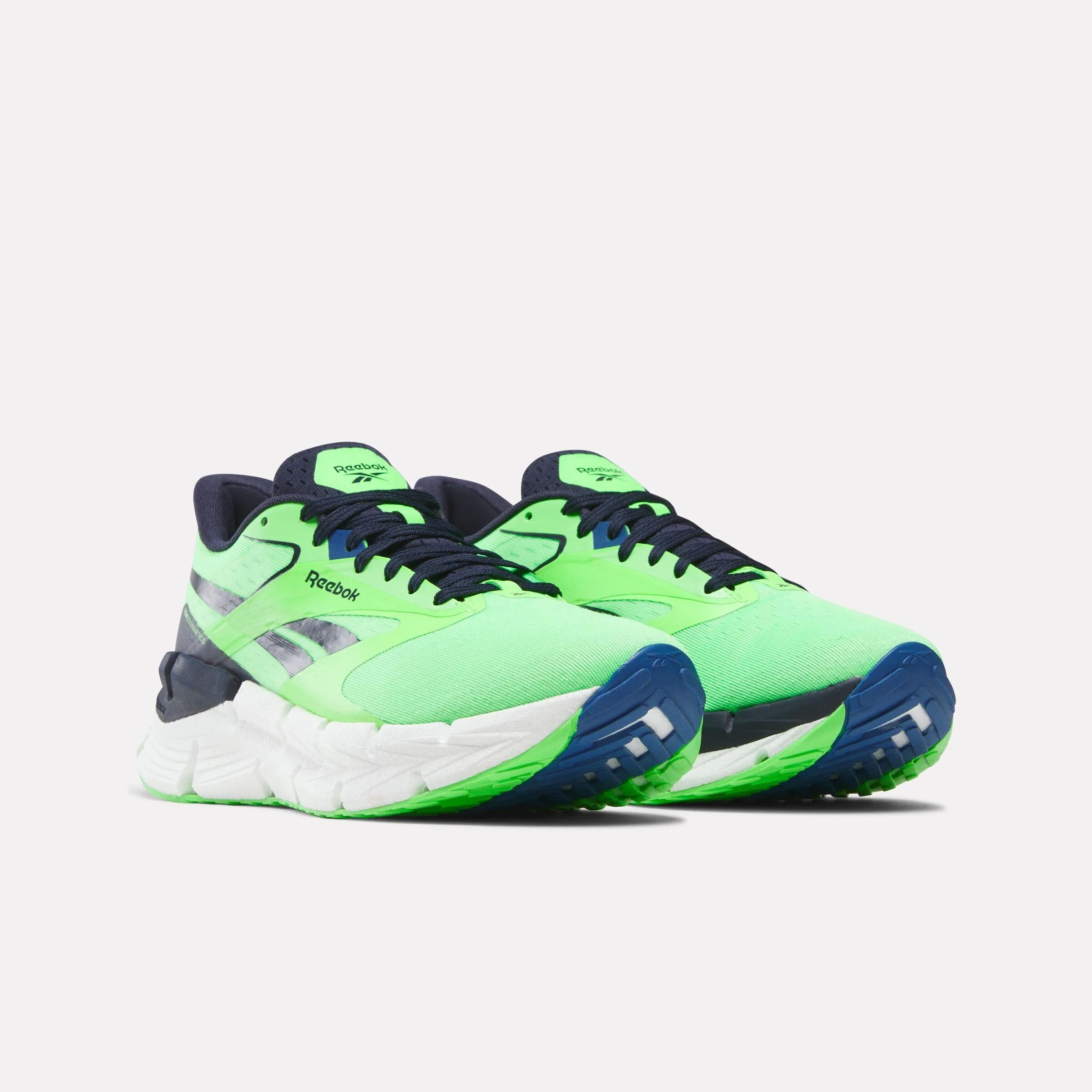 Reebok Footwear Men FloatZig Symmetros Shoes SOLAR LIME/VECTOR NAVY/TWILIGH sold by Reebok product image thumbnail 2
