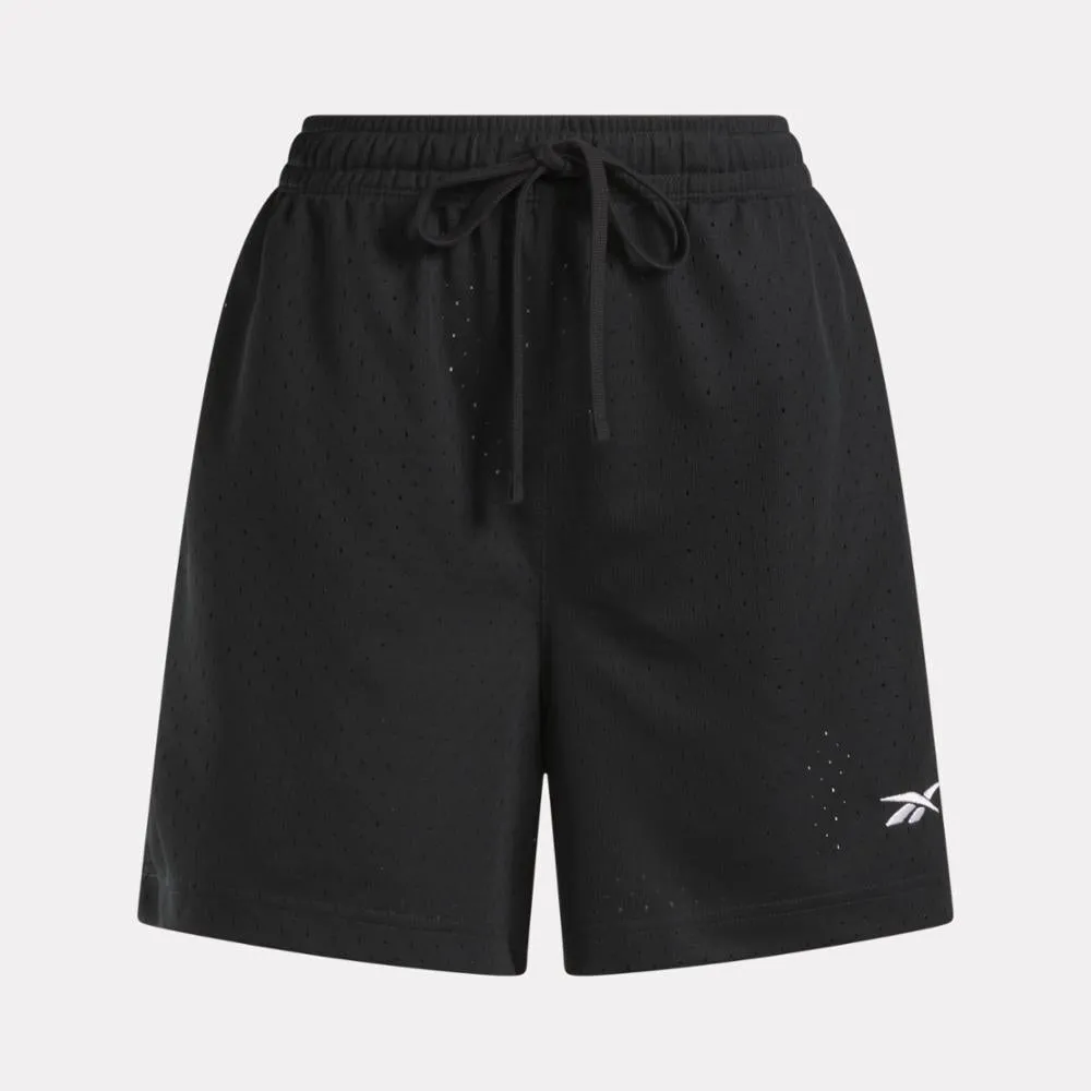 Reebok Apparel Women Basketball Off-Court Shorts 5" BLACK sold by Reebok product image thumbnail 4