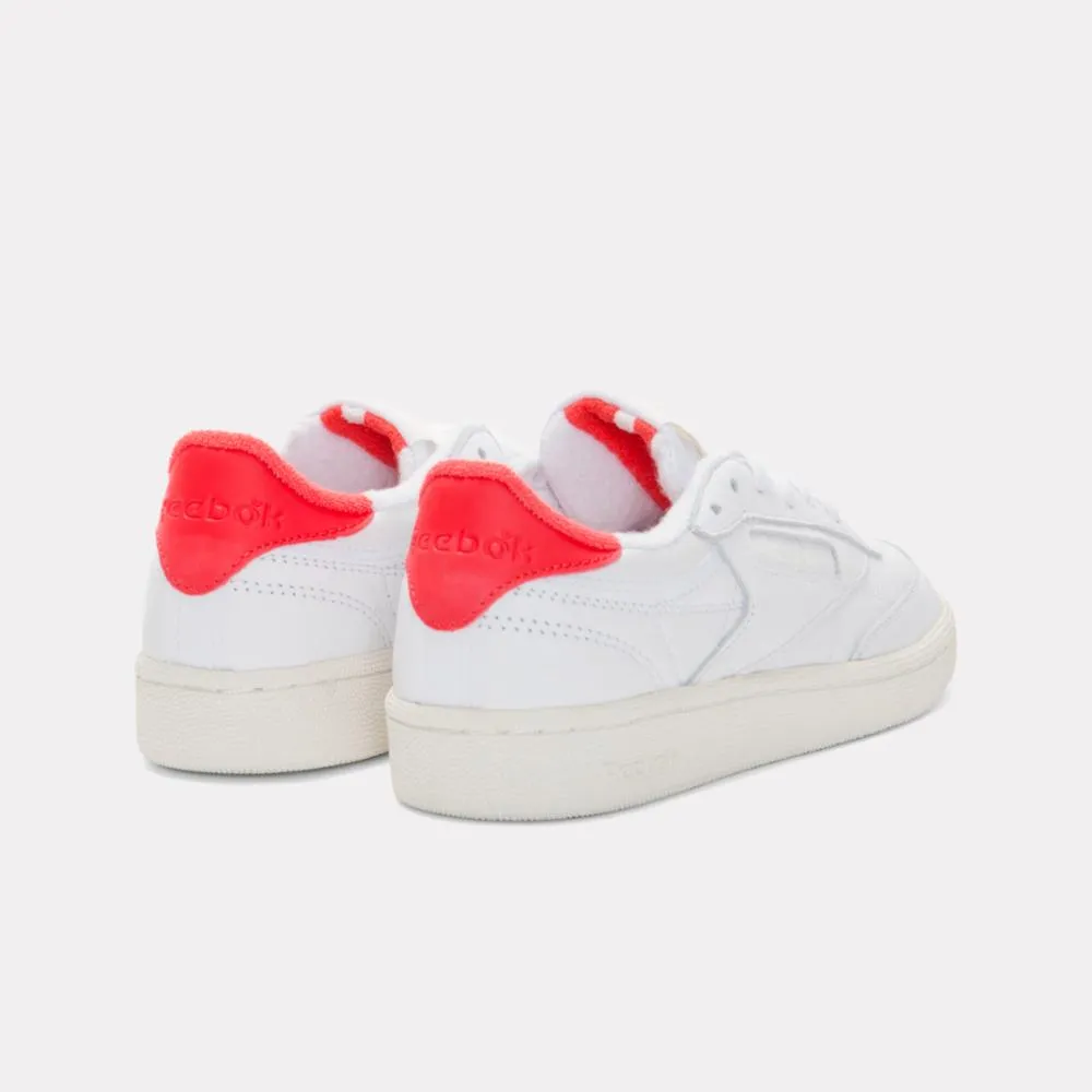 Reebok Footwear Women Club C 85 Vintage Shoes - 40th Anniversary WHITE/CHALK/ENERGYRED sold by Reebok product image thumbnail 4