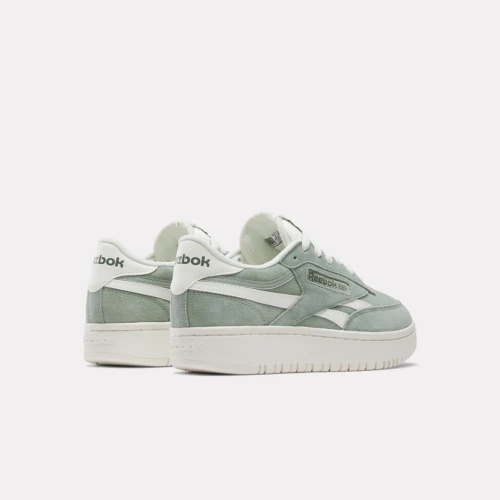 Reebok Footwear Women Club C Double Revenge Shoes HYBRID GREEN/CHALK/CHALK sold by Reebok product image thumbnail 3
