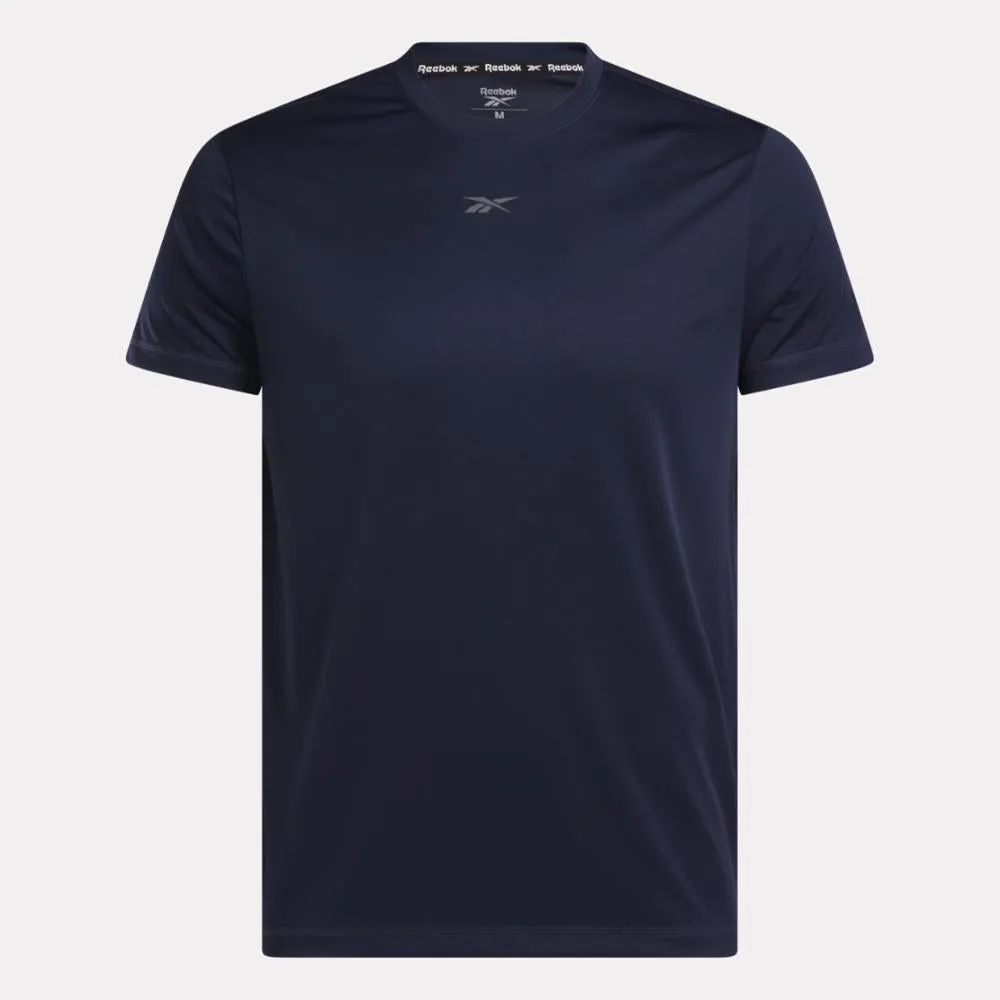 Reebok Apparel Men Training Tech T-Shirt VECTOR NAVY sold by Reebok product image thumbnail 4