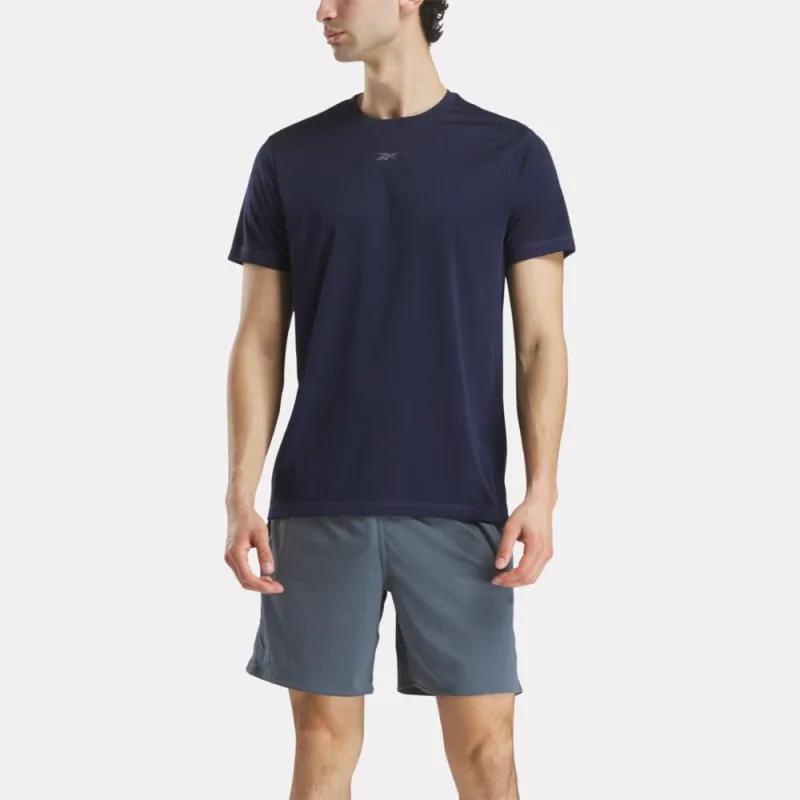 Reebok Apparel Men Training Tech T-Shirt VECTOR NAVY sold by Reebok