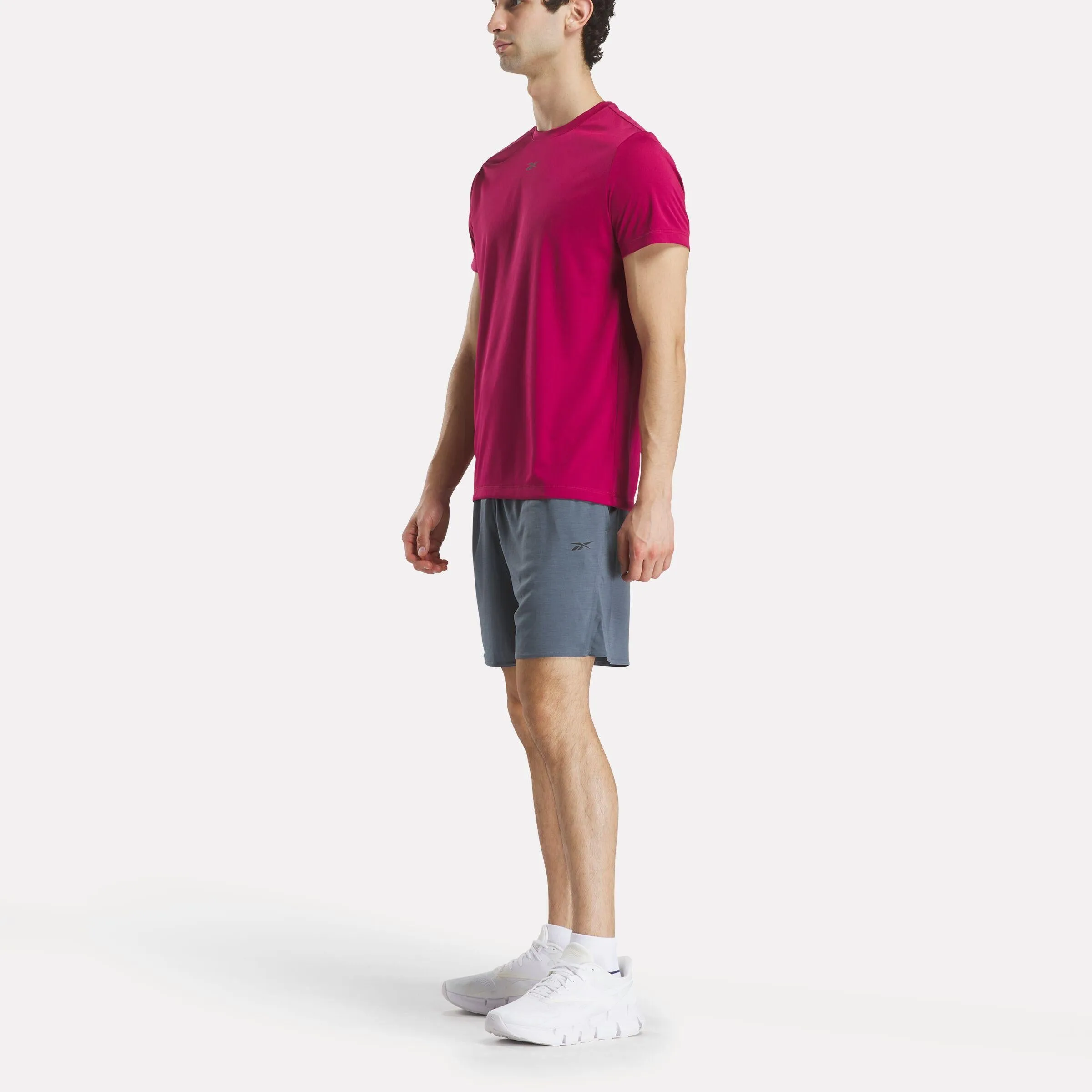 Reebok Apparel Men Training Tech T-Shirt VERY BERRY sold by Reebok product image thumbnail 2
