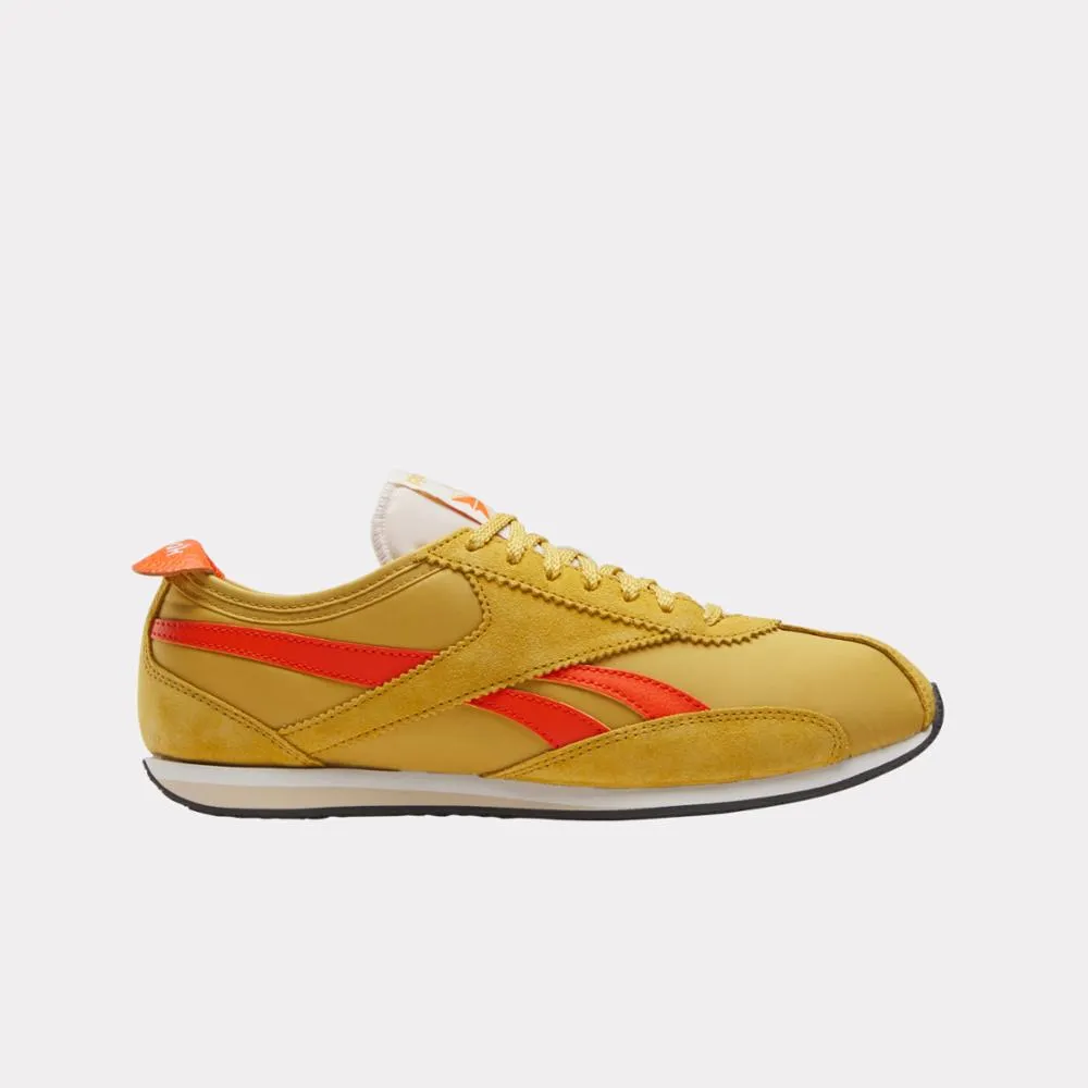 Reebok Footwear Men R400 Shoes GRIT GOLD/PUMP ORANGE/CHALK sold by Reebok