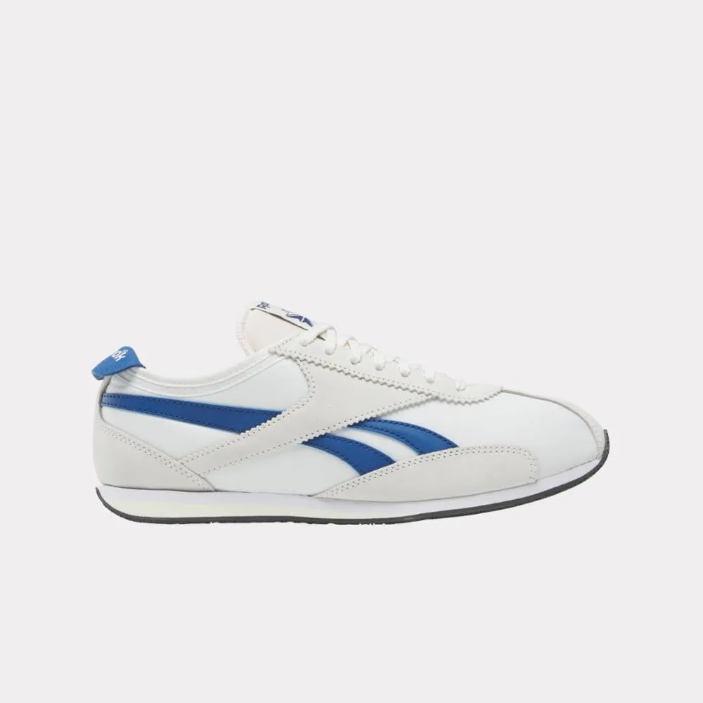 Reebok Footwear Men R400 Shoes CHALK/CHALK/TWILIGHT BLUE sold by Reebok