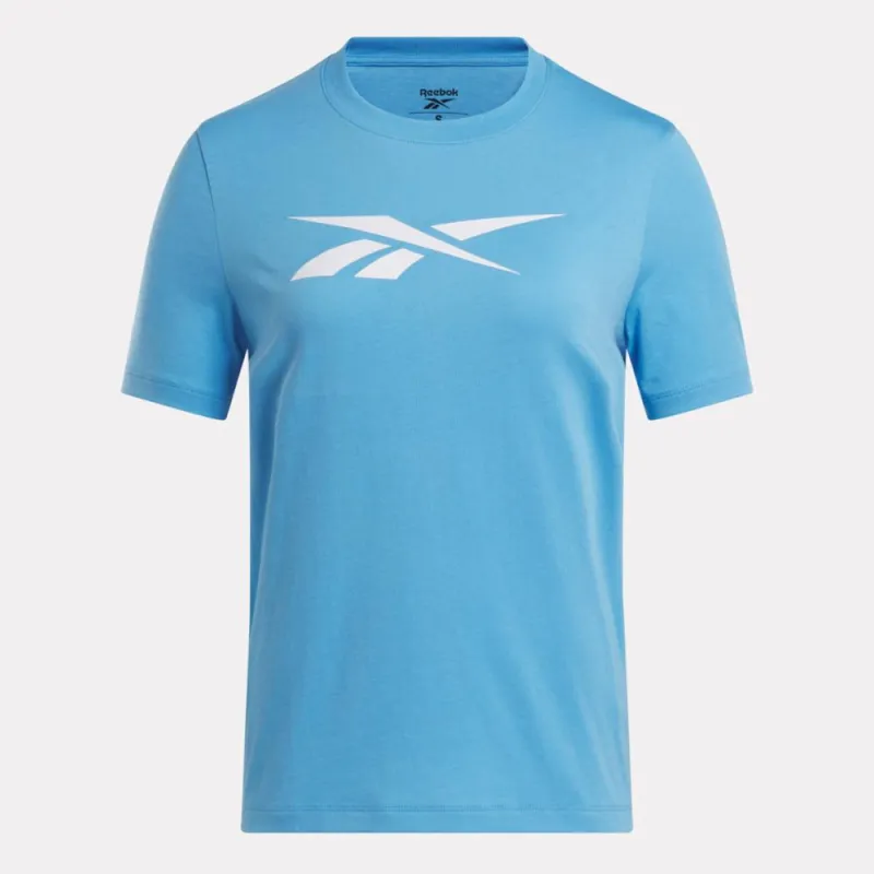 Reebok Apparel Women Vector Graphic T-Shirt RECOVERY BLUE sold by Reebok