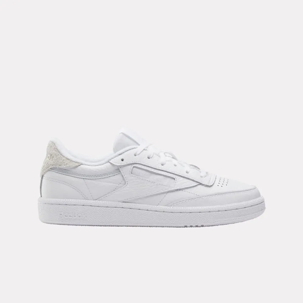 Reebok Footwear Women Club C 85 Shoes WHITE/BARELYGREY/MOON sold by Reebok