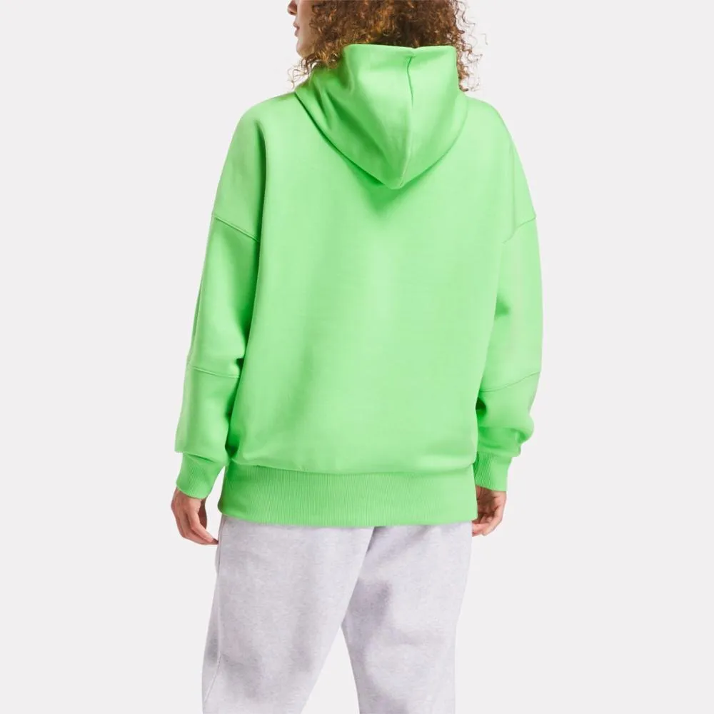 Reebok Apparel Women Lux Oversized Hoodie SOLAR LIME sold by Reebok product image thumbnail 3