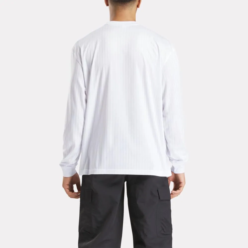 Reebok Apparel Men Crosscheck Long Sleeve Jersey WHITE sold by Reebok product image thumbnail 3