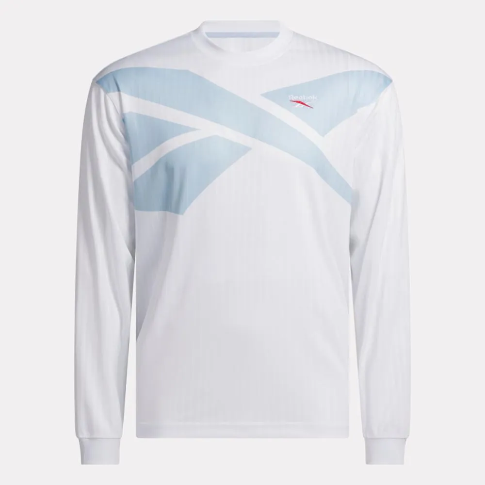 Reebok Apparel Men Crosscheck Long Sleeve Jersey WHITE sold by Reebok product image thumbnail 4