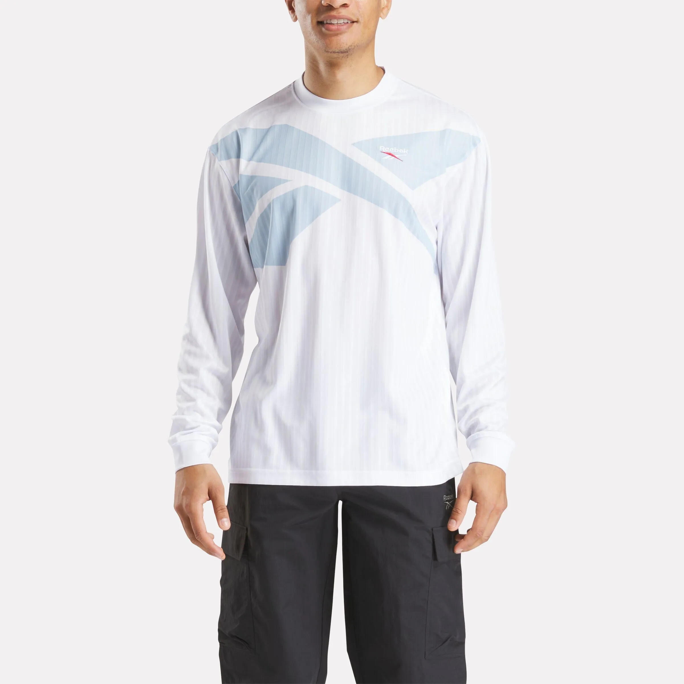 Reebok Apparel Men Crosscheck Long Sleeve Jersey WHITE sold by Reebok