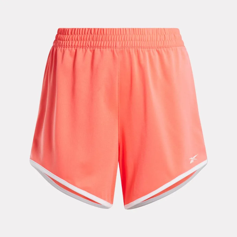 Reebok Apparel Women ID Train Knit Shorts 5" SUNSET CORAL sold by Reebok
