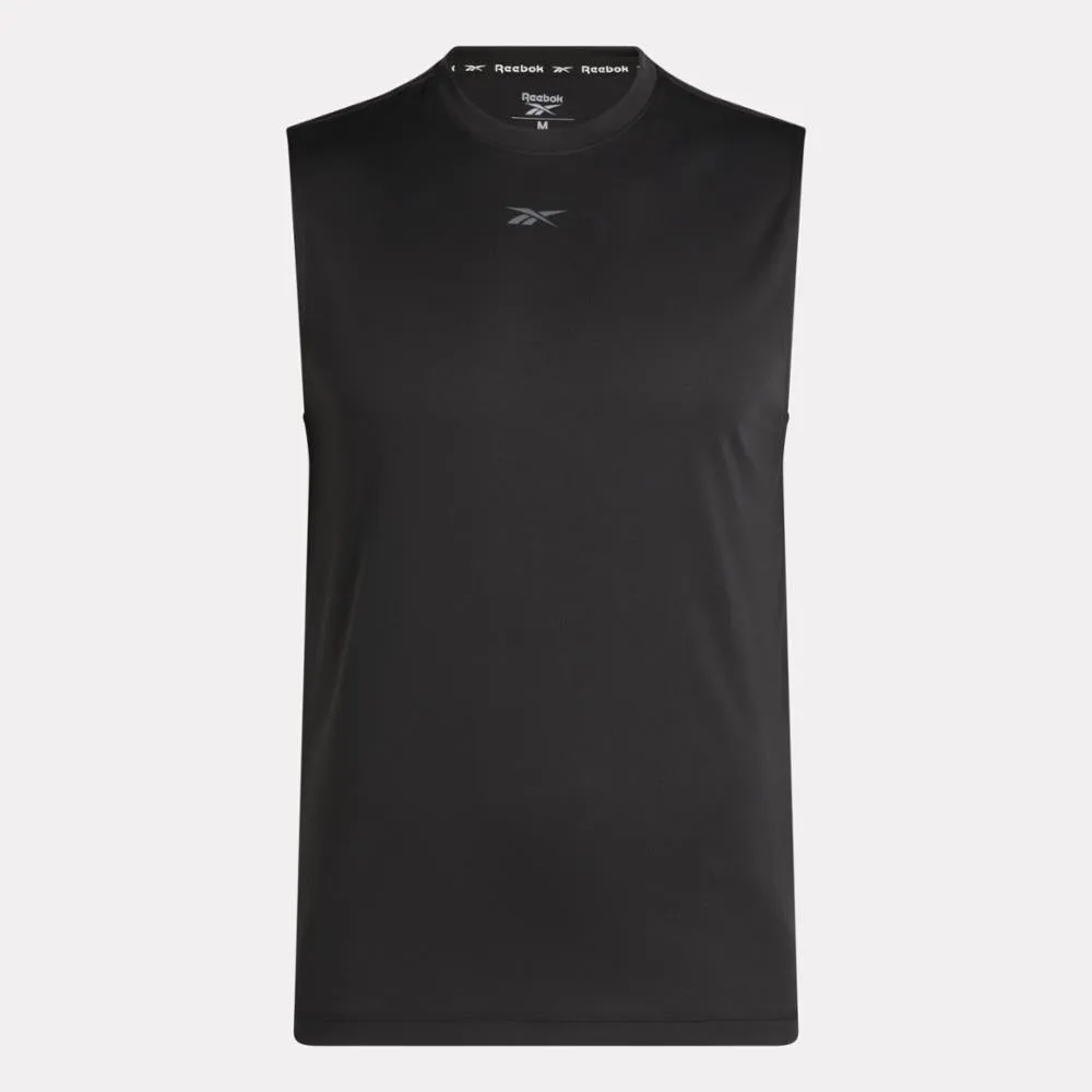 Reebok Apparel Men Training Sleeveless Tech T-Shirt BLACK sold by Reebok product image thumbnail 4