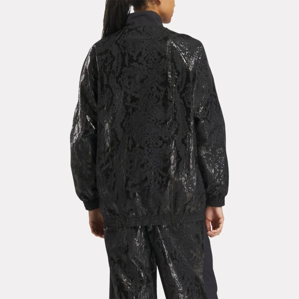 Reebok Apparel Women Basketball Off-Court Warm-Up Jacket BLACK sold by Reebok product image thumbnail 3