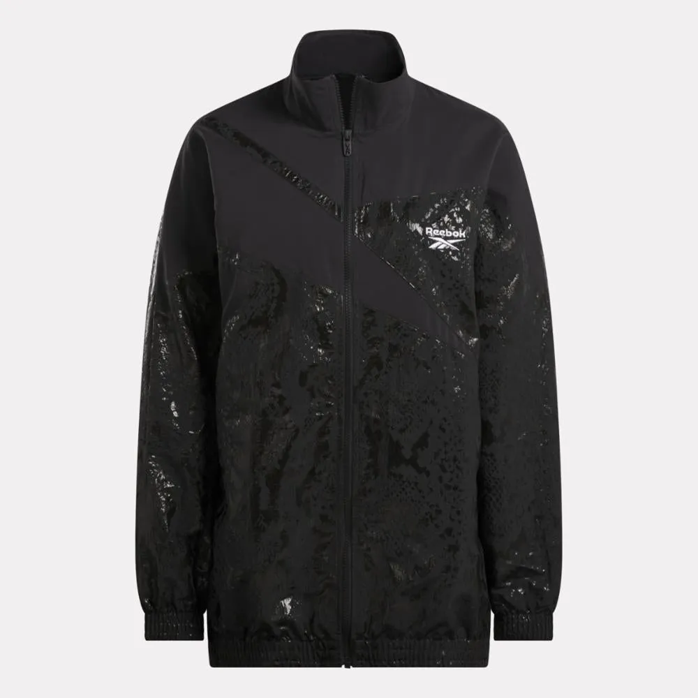 Reebok Apparel Women Basketball Off-Court Warm-Up Jacket BLACK sold by Reebok product image thumbnail 4