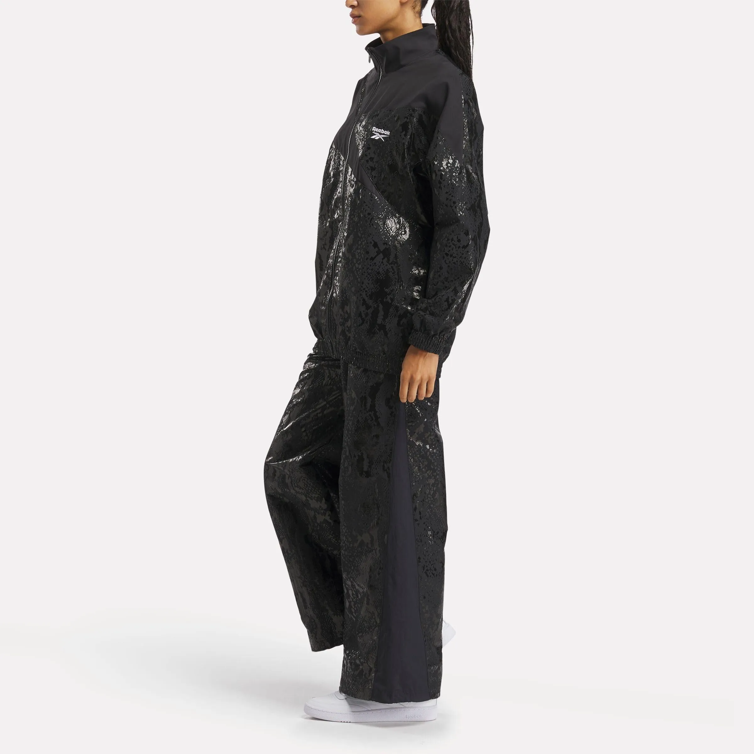 Reebok Apparel Women Basketball Off-Court Warm-Up Jacket BLACK sold by Reebok product image thumbnail 2
