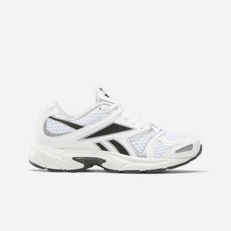 Reebok Footwear Women Reebok Premier Road Plus VI Shoes WHITE/WASHED BLACK/GREY 1 made by Reebok