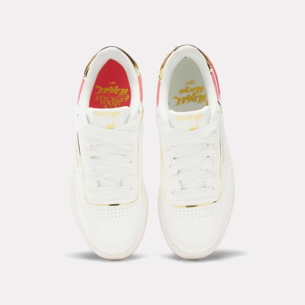 Reebok Footwear Women Reebok x Angel Reese Club C Shoes CHALK/SUNSETCORAL/CHALK sold by Reebok product image thumbnail 5