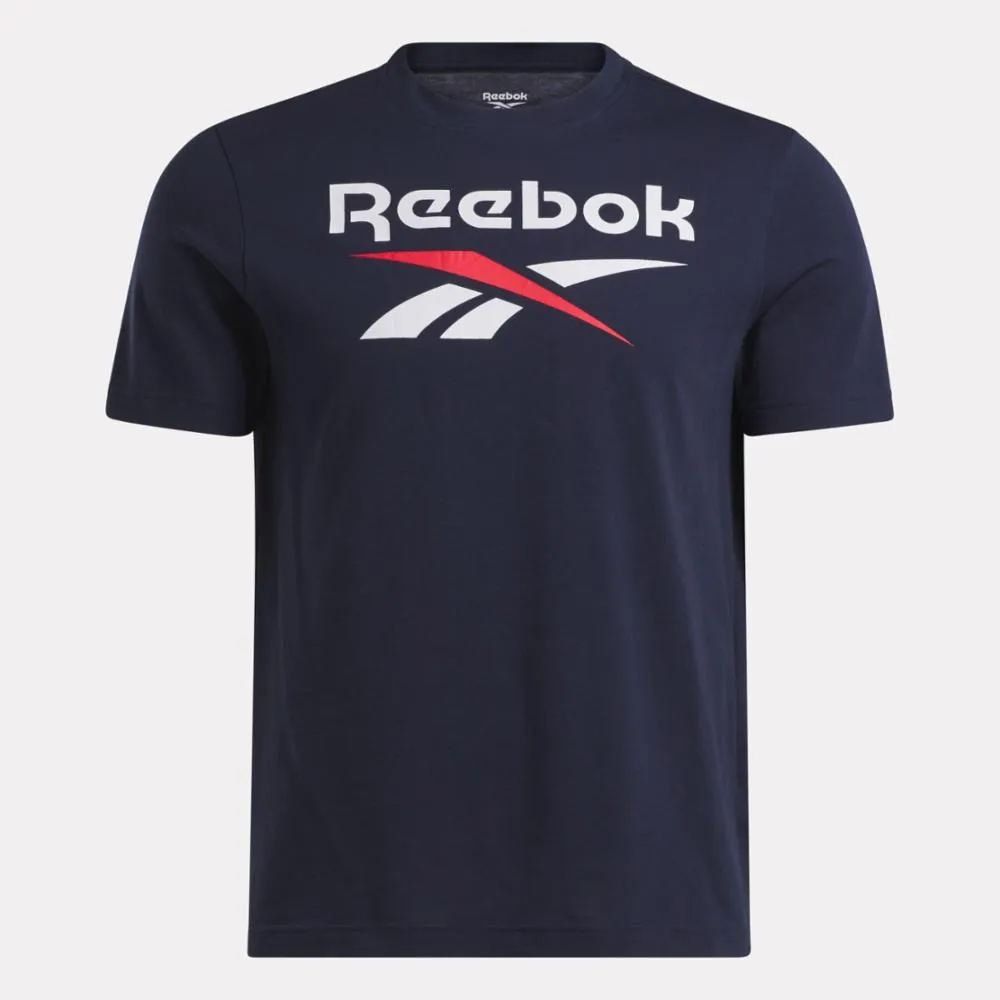 Reebok Apparel Men Reebok Identity Big Stacked Logo T-Shirt VECNAV sold by Reebok product image thumbnail 4