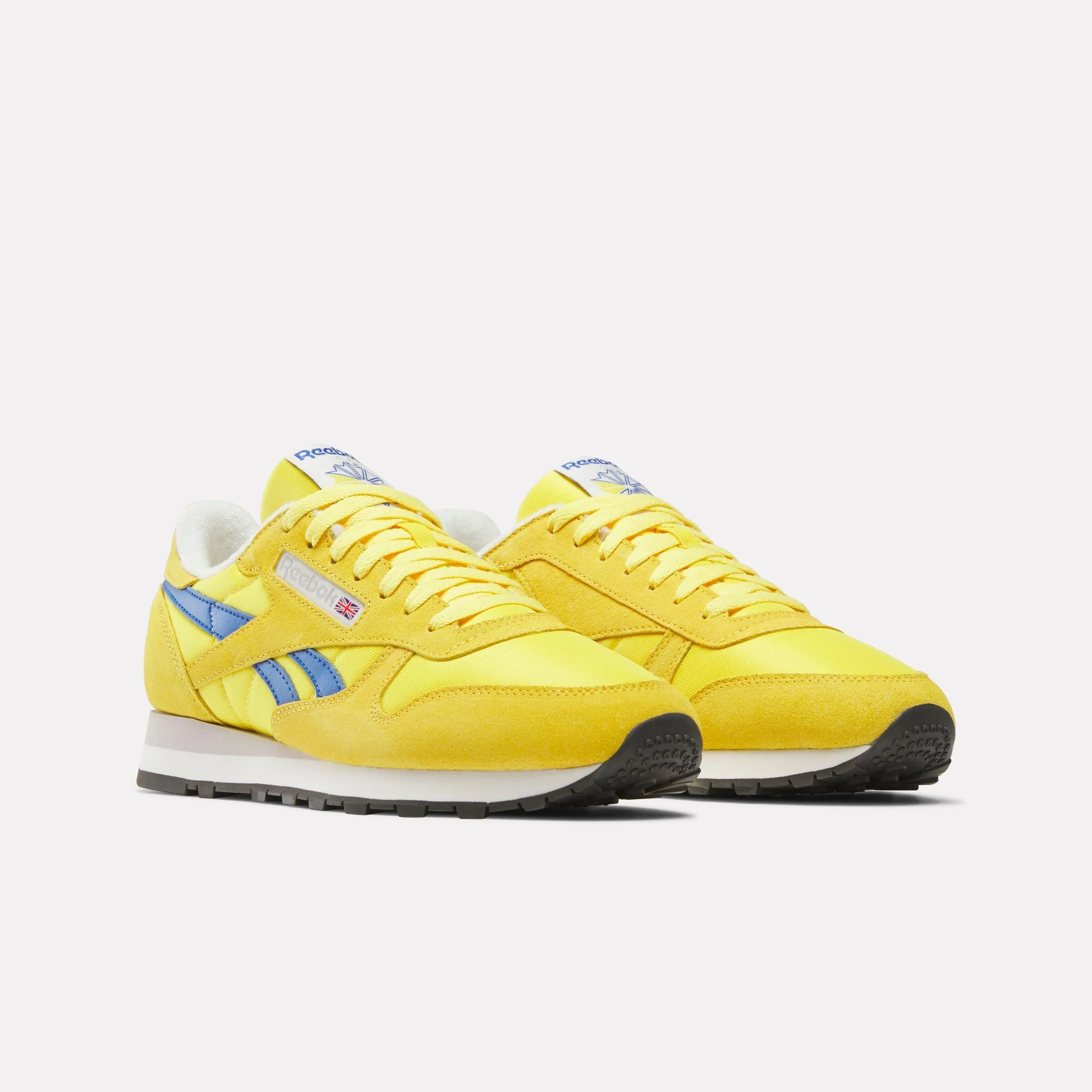 Reebok Footwear Men Classic Leather Shoes GOLDEN HAZE/OPTIMUM BLUE/CHALK sold by Reebok product image thumbnail 2