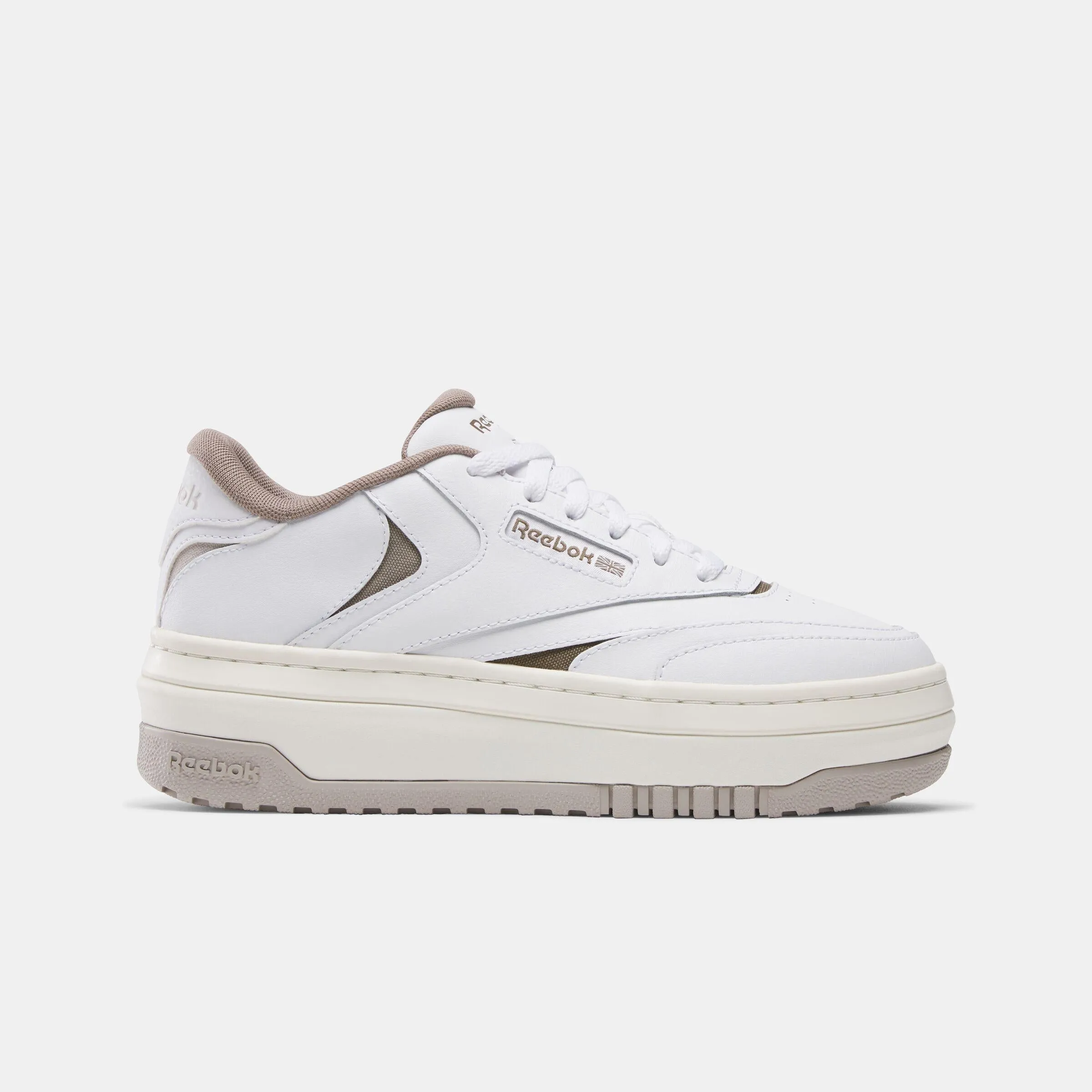 Reebok Footwear Women Club C Extra Shoes WHITE/HAZYGREY/GRITTYGREY sold by Reebok