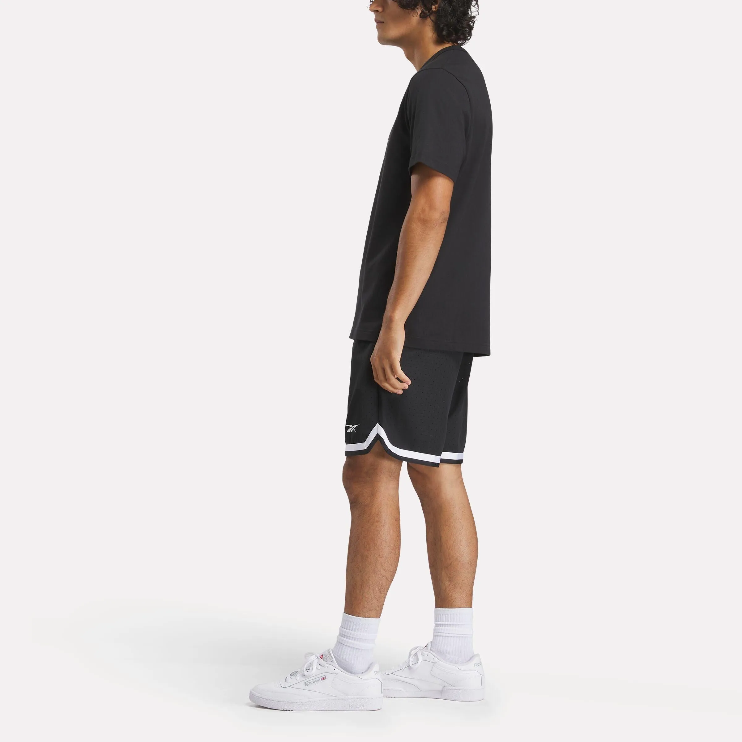 Reebok Apparel Men Graphic Series Basketball Drip T-Shirt BLACK sold by Reebok product image thumbnail 2