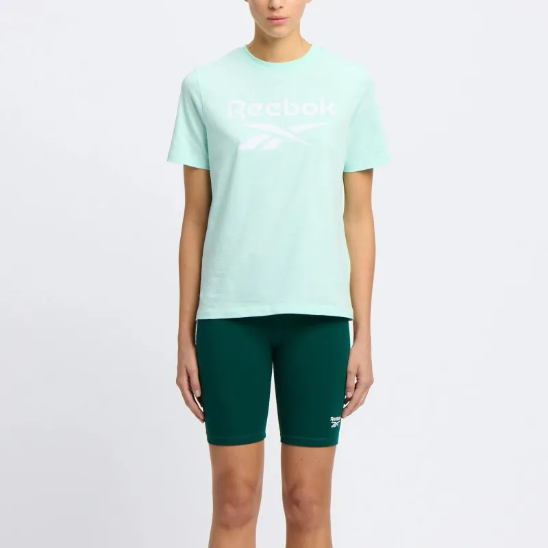 Reebok Apparel Women Reebok Identity Big Logo T-Shirt GLITCH AQUA sold by Reebok