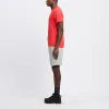 Reebok Apparel Men Reebok Identity Small Logo Sweat Shorts MEDIUM GREY HEATHER/VECTOR RED sold by Reebok