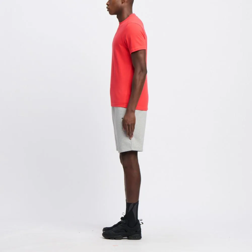 Reebok Apparel Men Reebok Identity Small Logo Sweat Shorts MEDIUM GREY HEATHER/VECTOR RED sold by Reebok product image thumbnail 2