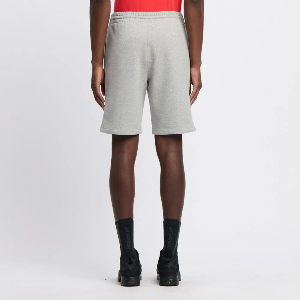 Reebok Apparel Men Reebok Identity Small Logo Sweat Shorts MEDIUM GREY HEATHER/VECTOR RED sold by Reebok product image thumbnail 3