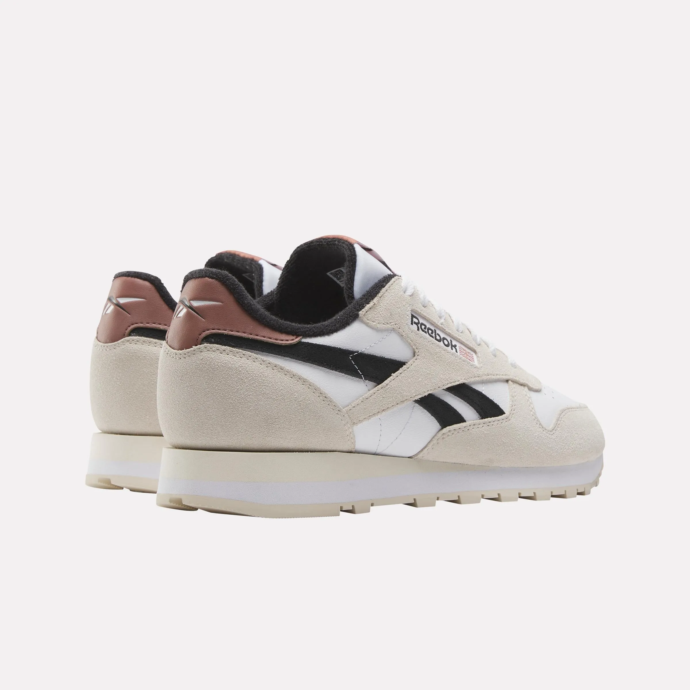 Reebok Footwear Men Classic Leather Shoes WHITE/SAND/BLACK sold by Reebok product image thumbnail 3