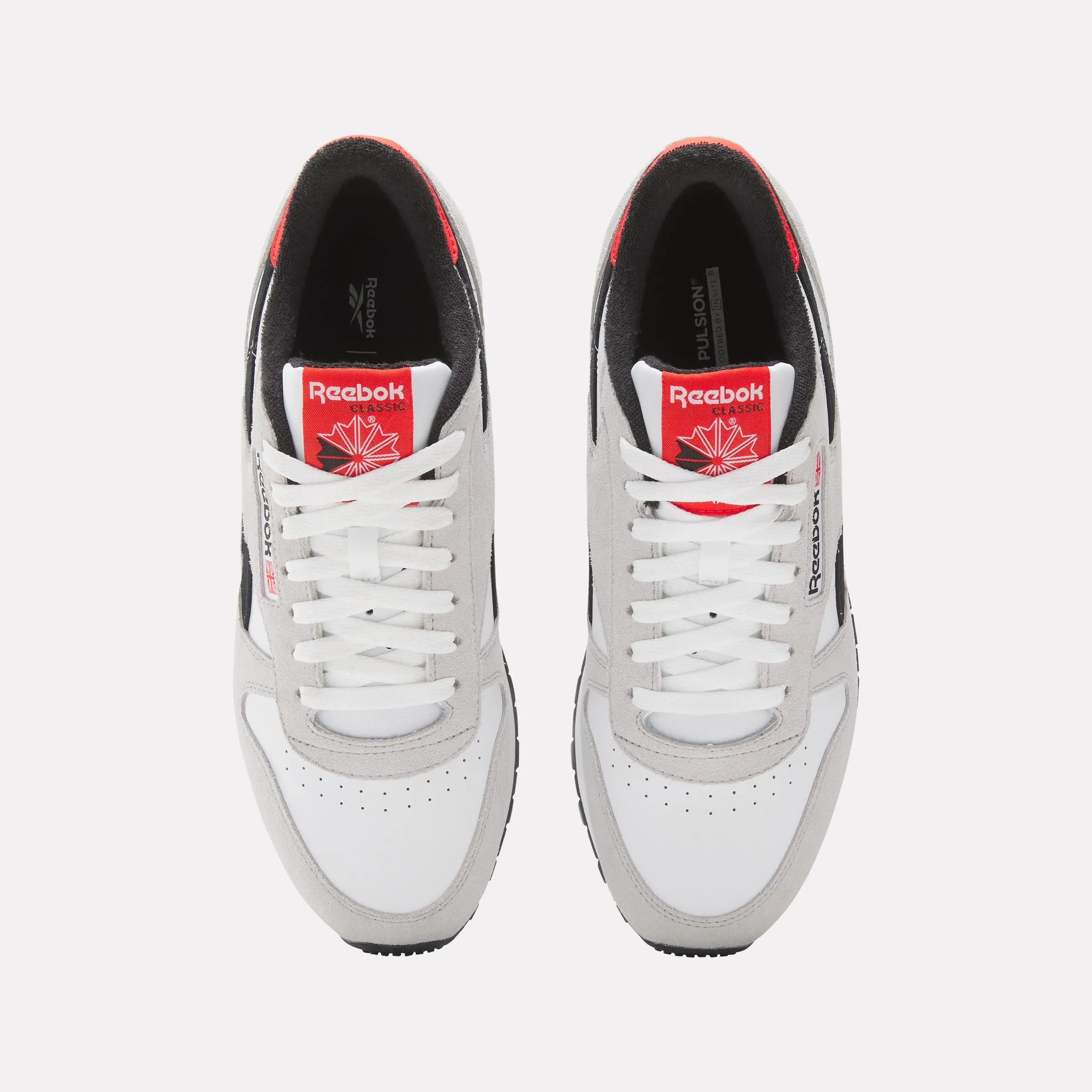 Reebok Footwear Men Classic Leather Shoes WHITE/MIST GREY/BLACK sold by Reebok product image thumbnail 5