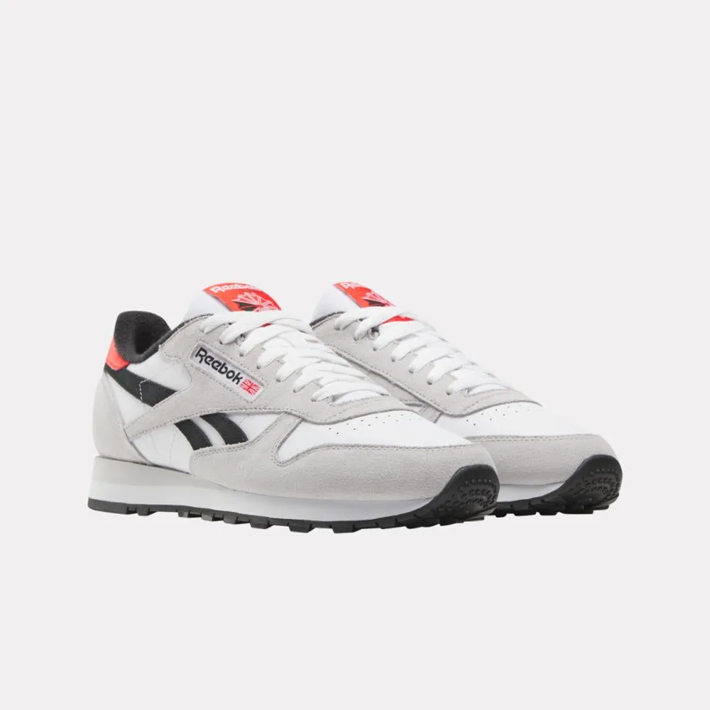 Reebok Footwear Men Classic Leather Shoes WHITE/MIST GREY/BLACK sold by Reebok product image thumbnail 2