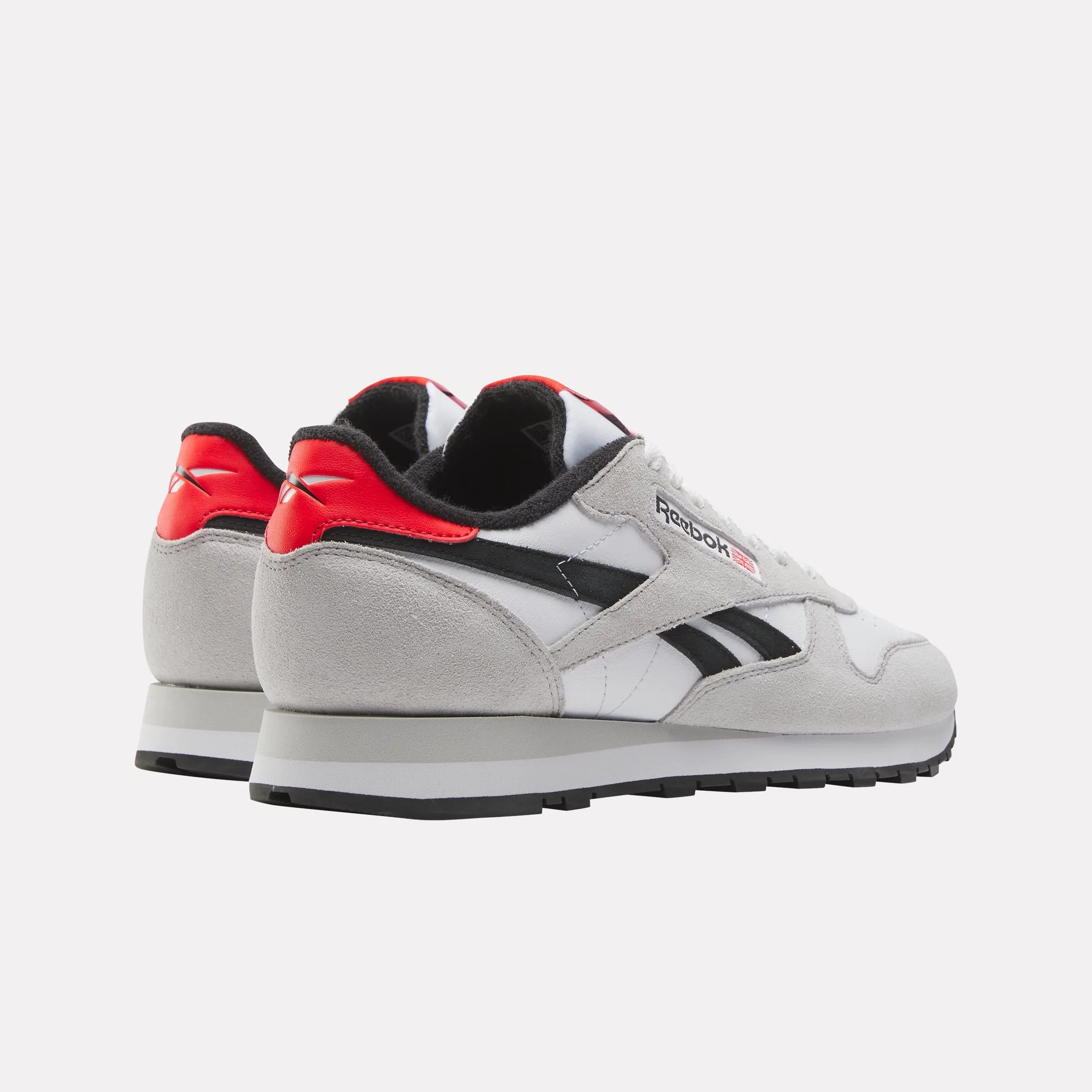 Reebok Footwear Men Classic Leather Shoes WHITE/MIST GREY/BLACK sold by Reebok product image thumbnail 3