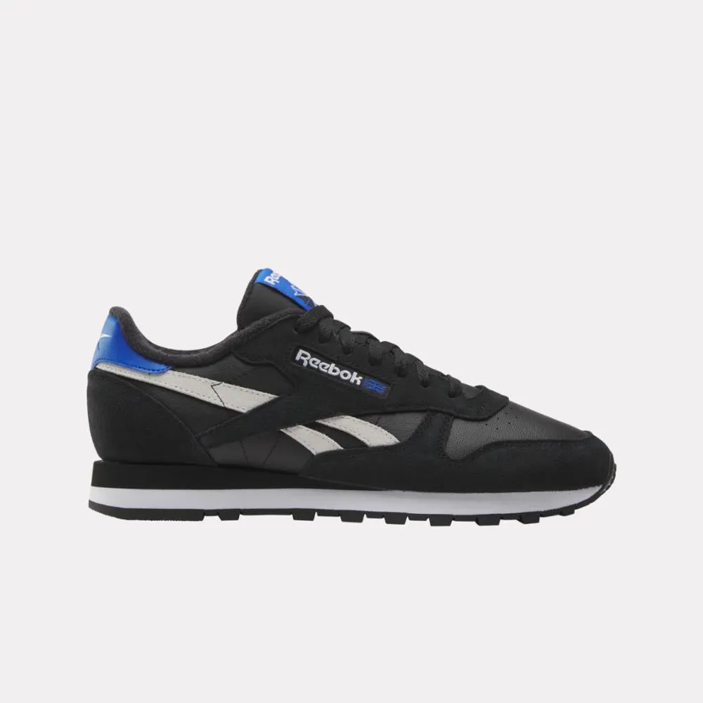 Reebok Footwear Men Classic Leather Shoes WASHED BLACK/BLACK/WHITE sold by Reebok