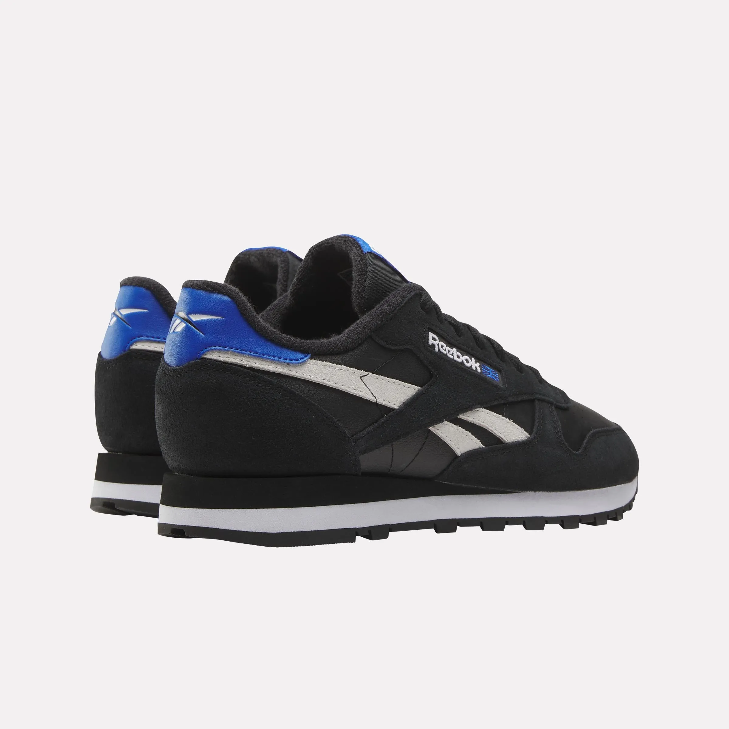 Reebok Footwear Men Classic Leather Shoes WASHED BLACK/BLACK/WHITE sold by Reebok product image thumbnail 3