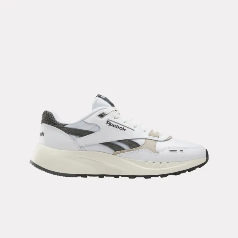 Reebok Footwear Men Classic Leather 2400 Shoes WHITE/GREY 5/VINTAGE CHALK made by Reebok
