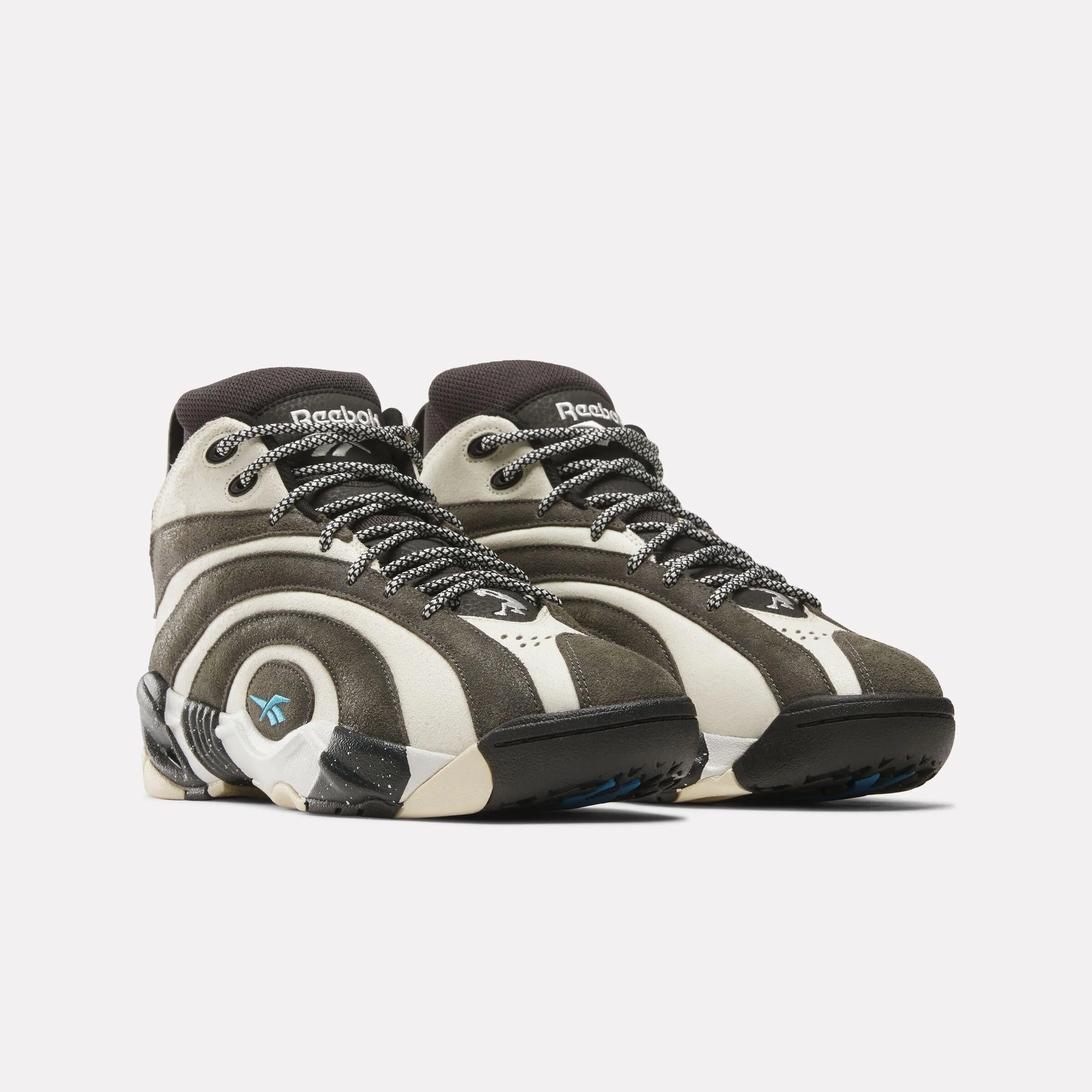 Reebok Footwear Men Shaqnosis Retro Basketball Shoes WASHED BLACK/CHALK/BLUE sold by Reebok product image thumbnail 2