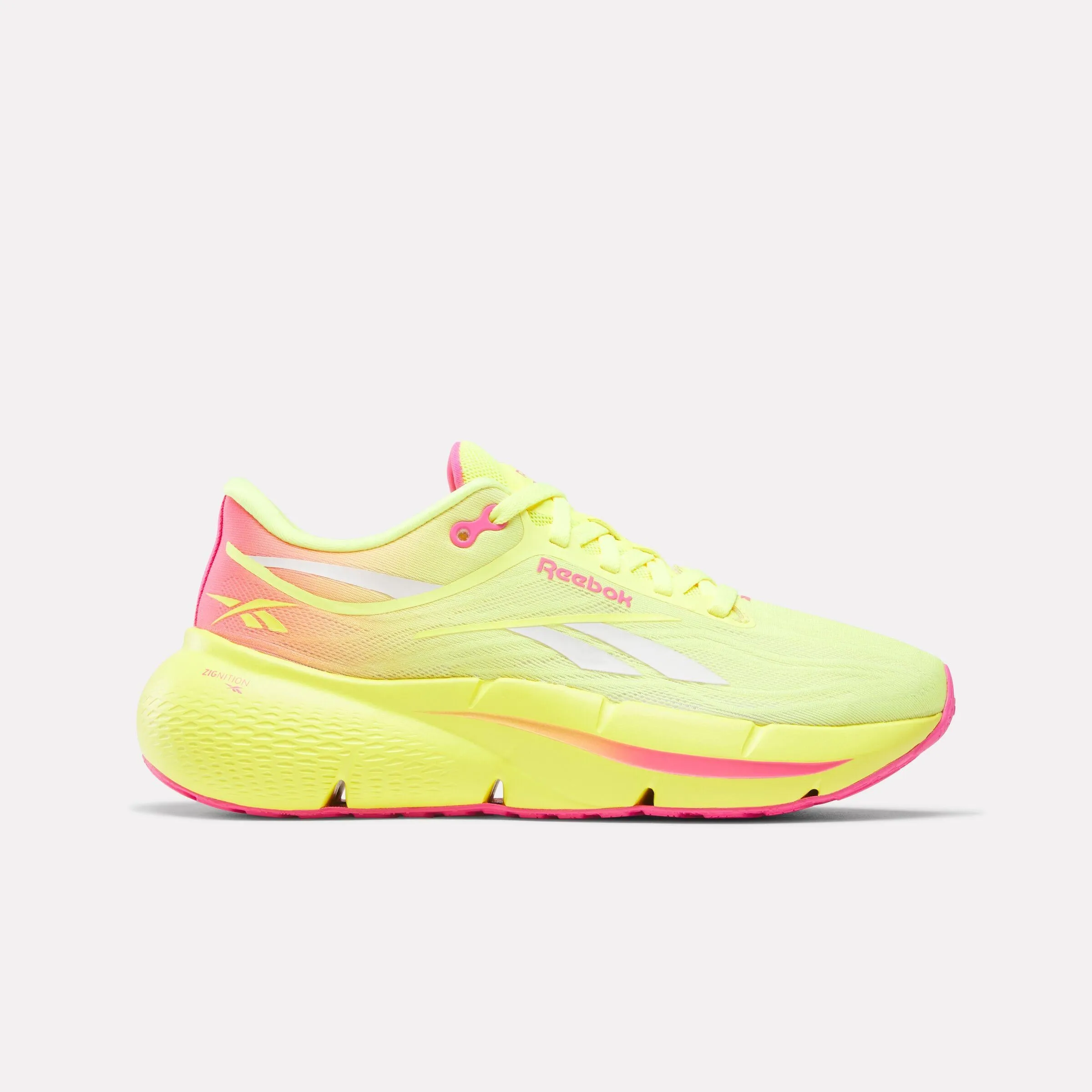 Reebok Footwear Women Zignition Running Shoes ELECTRIC YELLOW/ATOMIC PINK/CH sold by Reebok
