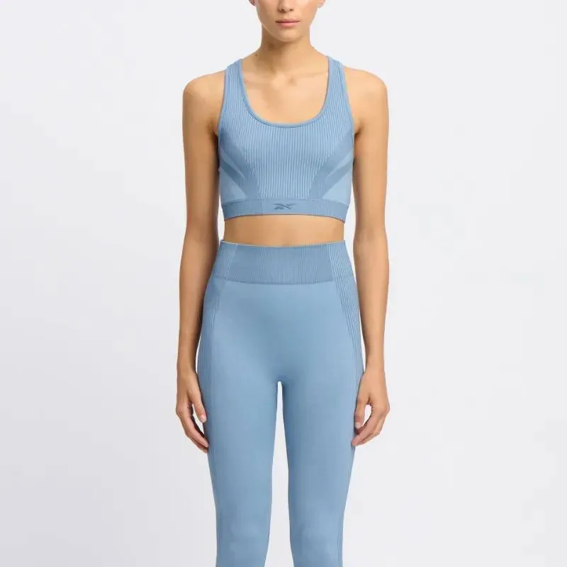 Reebok Apparel Women RBK-Lab Seamless Sports Bra UPGRADE BLUE sold by Reebok
