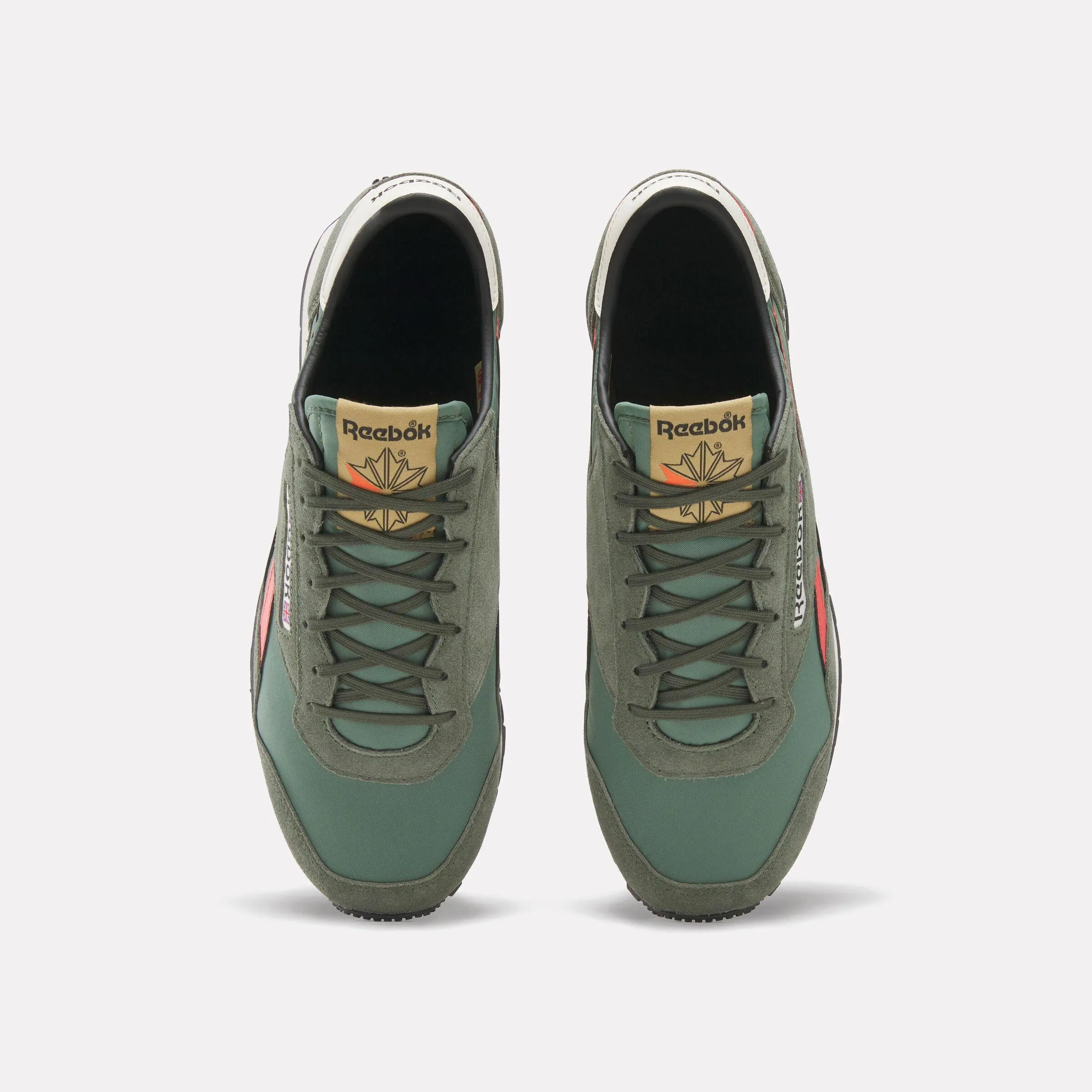 Reebok Footwear Men Aztec II Shoes GRIT GREEN/SEMI ORANGE FLARE/A sold by Reebok product image thumbnail 5