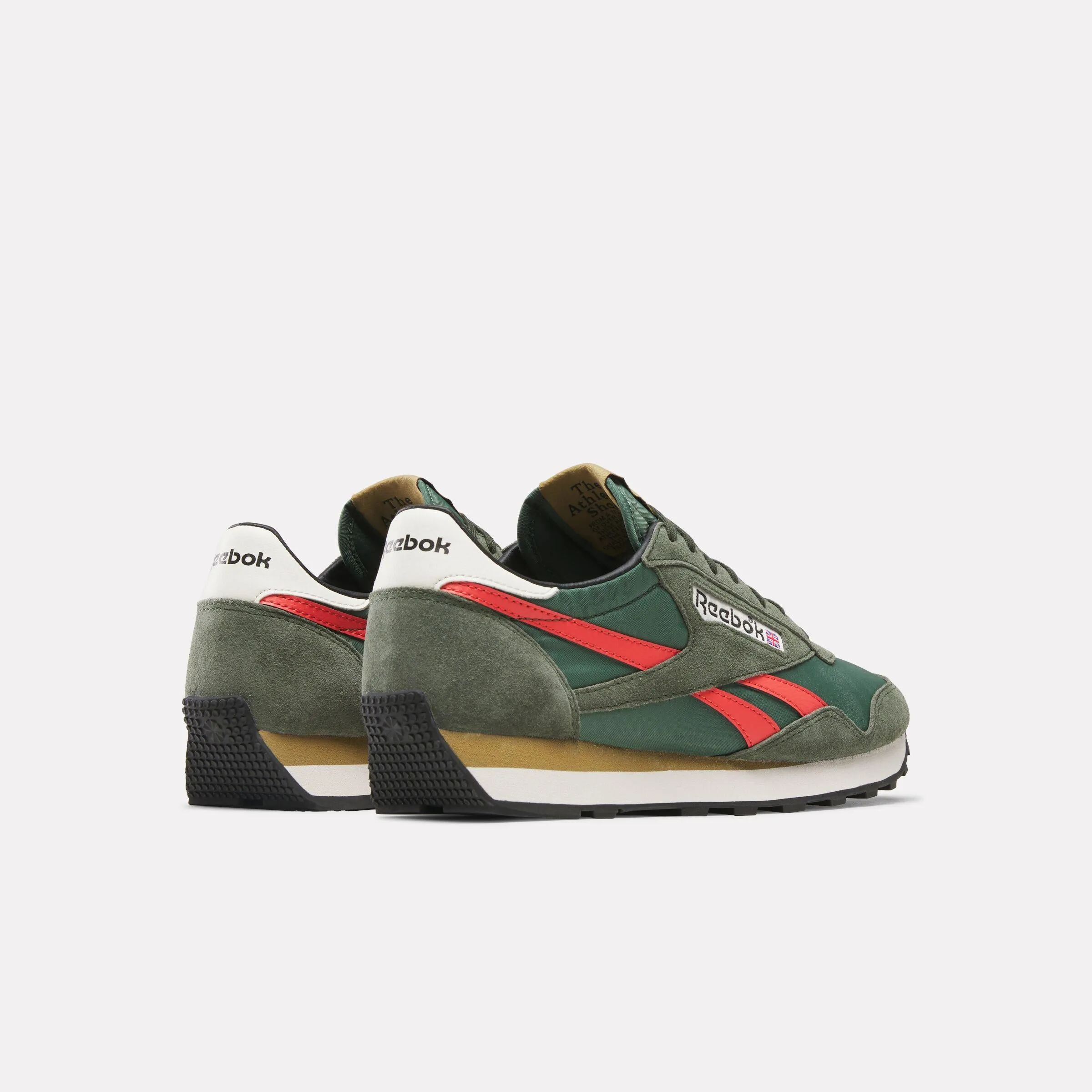 Reebok Footwear Men Aztec II Shoes GRIT GREEN/SEMI ORANGE FLARE/A sold by Reebok product image thumbnail 3
