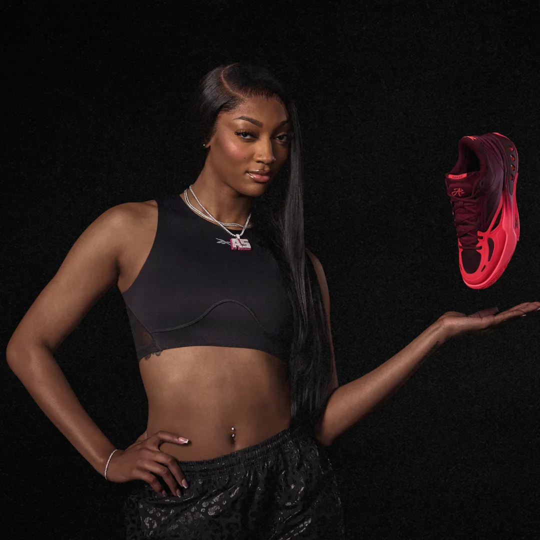 Reebok Footwear Men Engine A Basketball Shoes BLACK CHERRY/PINKBLAST/BLACK C sold by Reebok product image thumbnail 2