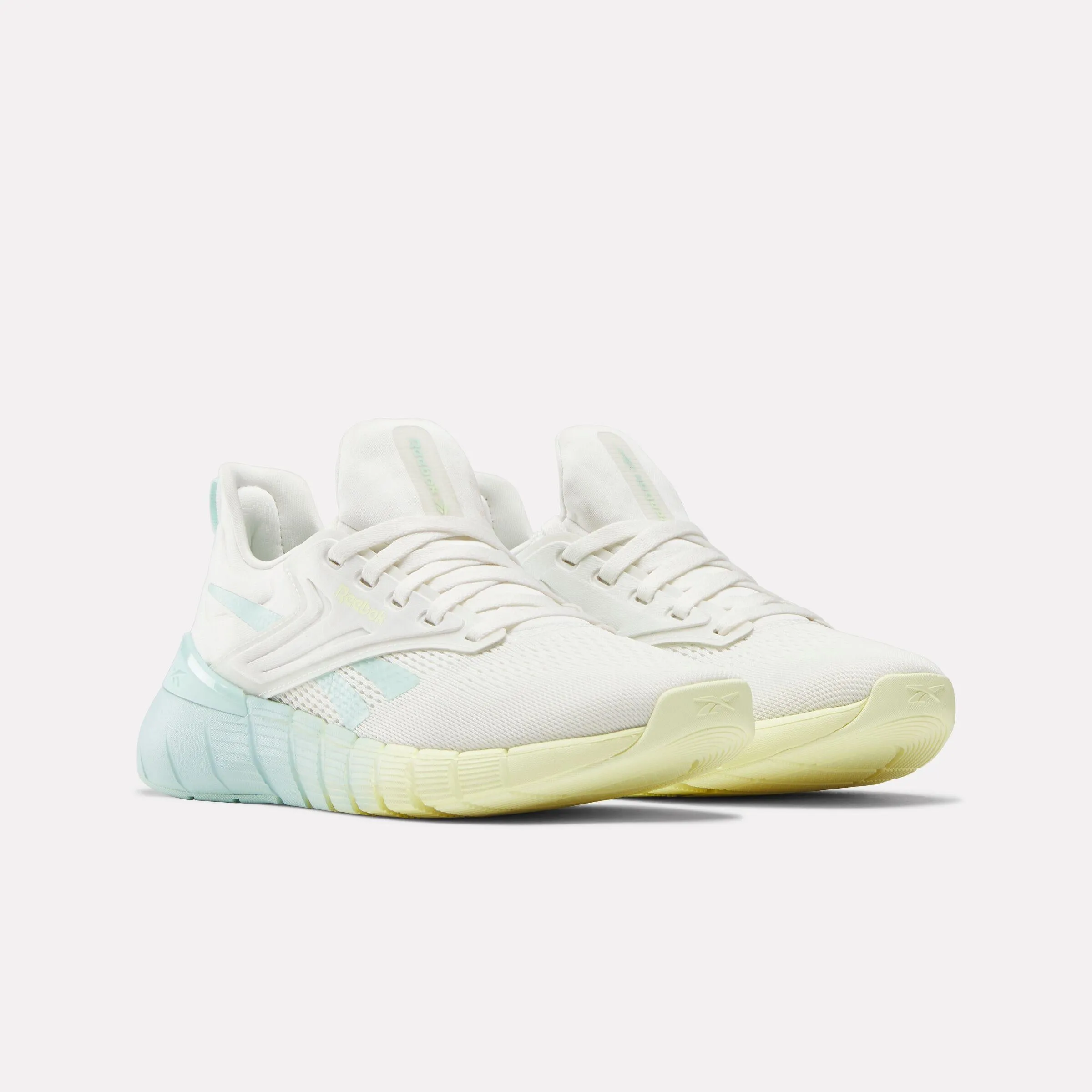 Reebok Footwear Women Nano Gym Training Shoes CHALK/YELLOW HAZE/GLITCH AQUA sold by Reebok product image thumbnail 2